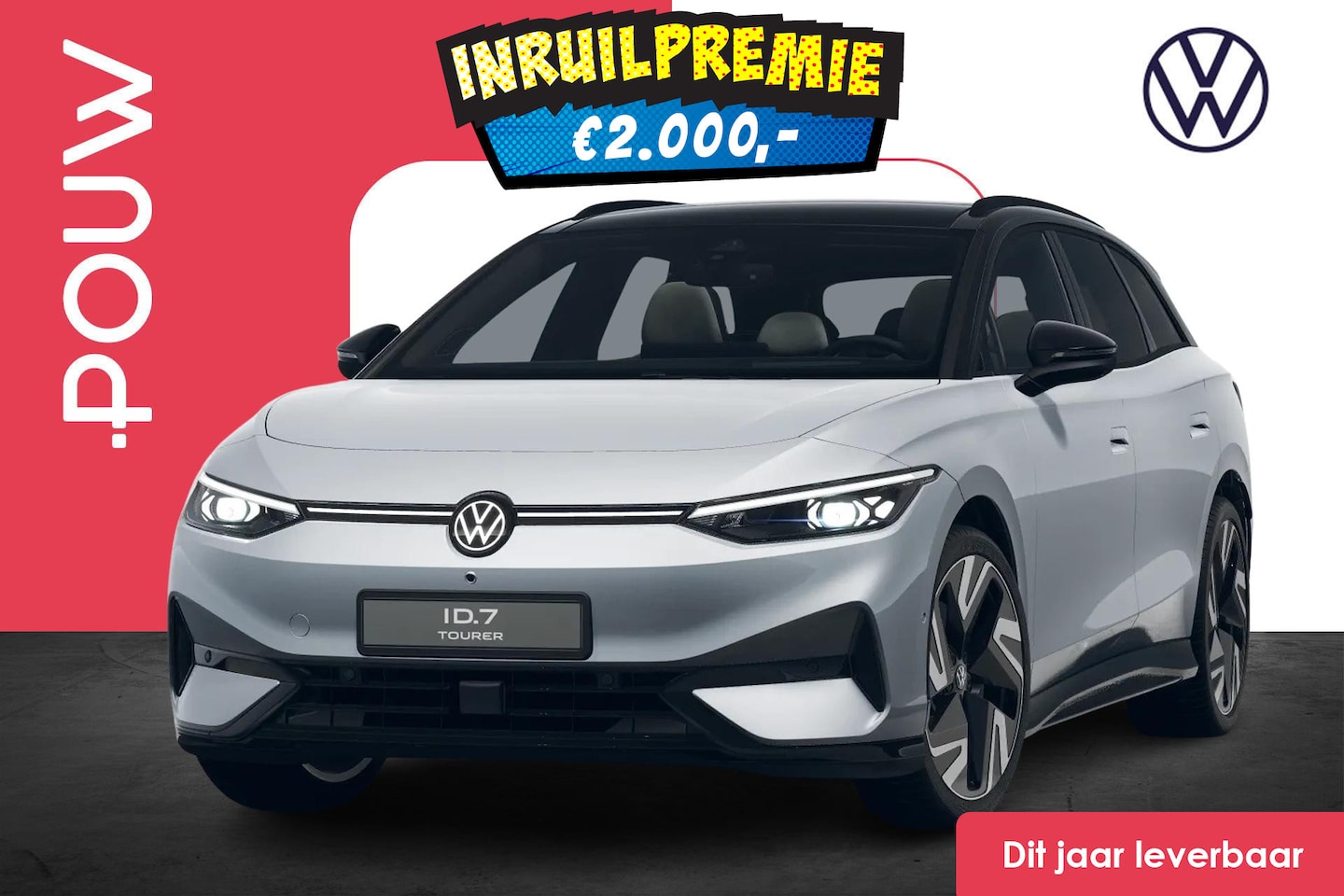 Volkswagen ID.7 Tourer - 286pk Pro Limited Edition 77 kWh | Panoramadak | 21" Velgen - AutoWereld.nl