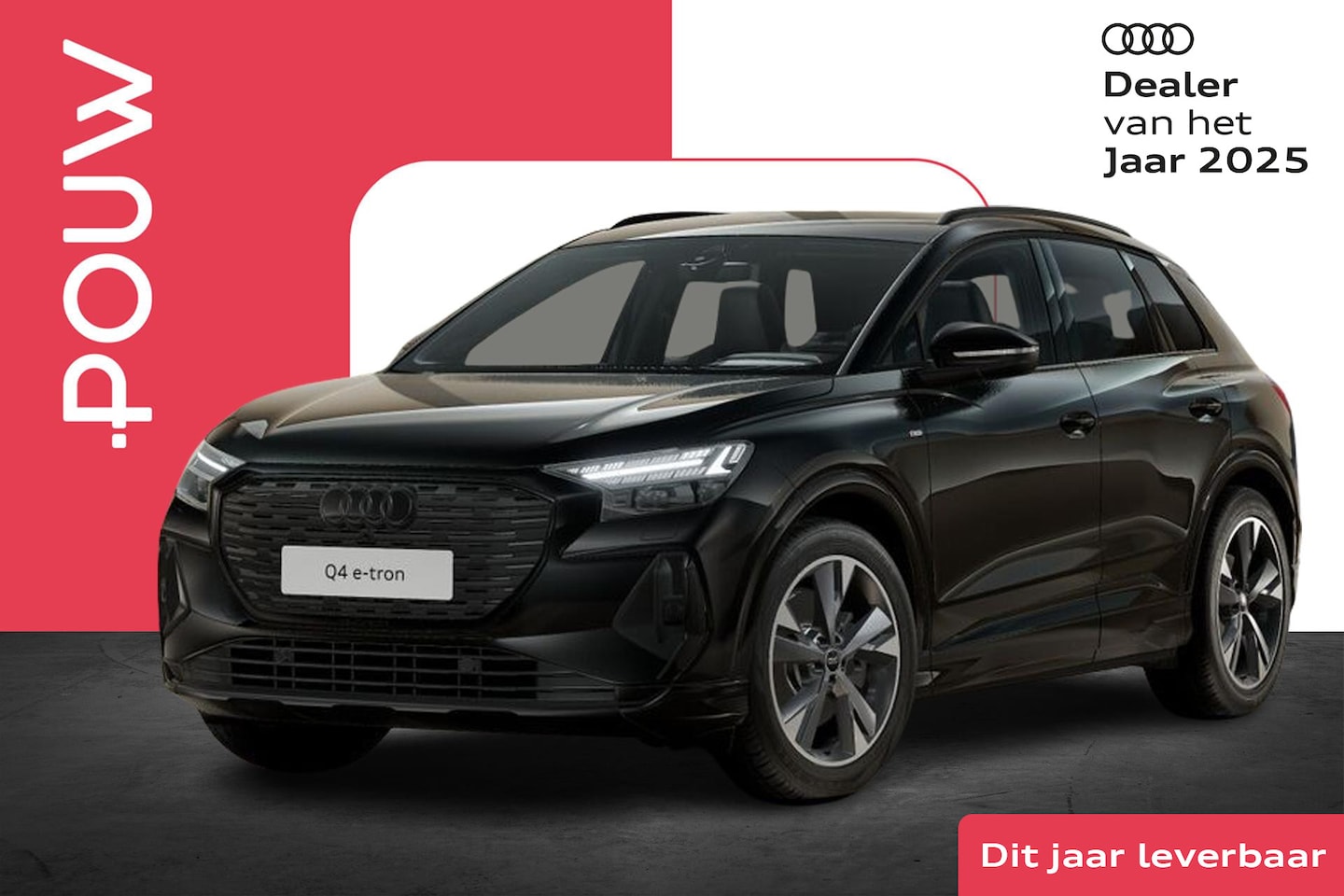 Audi Q4 e-tron - 45 quattro 286pk S Edition Competition 82 kWh | Trekhaak Wegklapbaar | Zwart Optiek - AutoWereld.nl