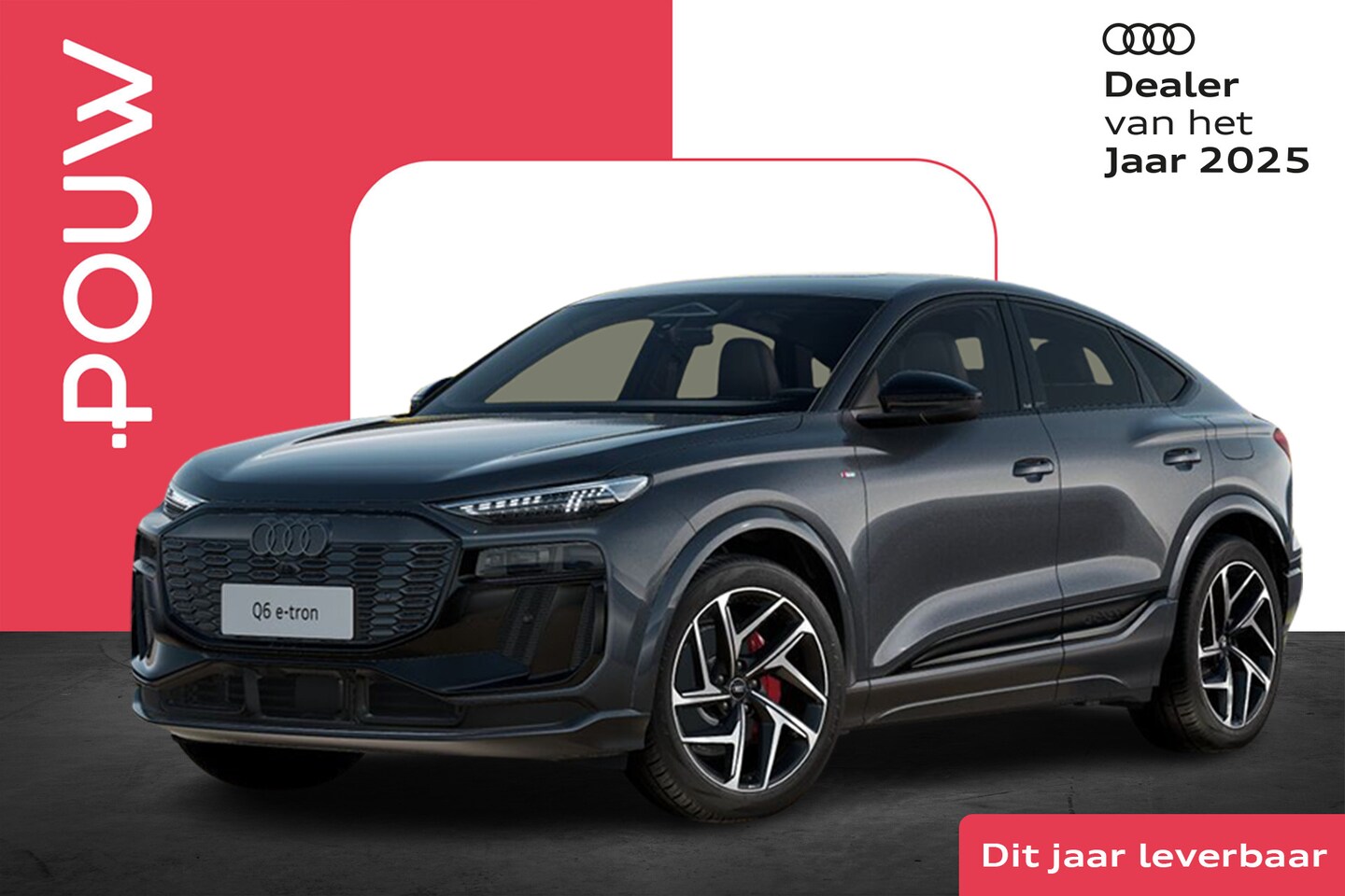 Audi Q6 Sportback e-tron - 252pk S-line edition 83 kWh | Panoramadak | 21" Velgen | Luchtvering | Lederen bekleding - AutoWereld.nl