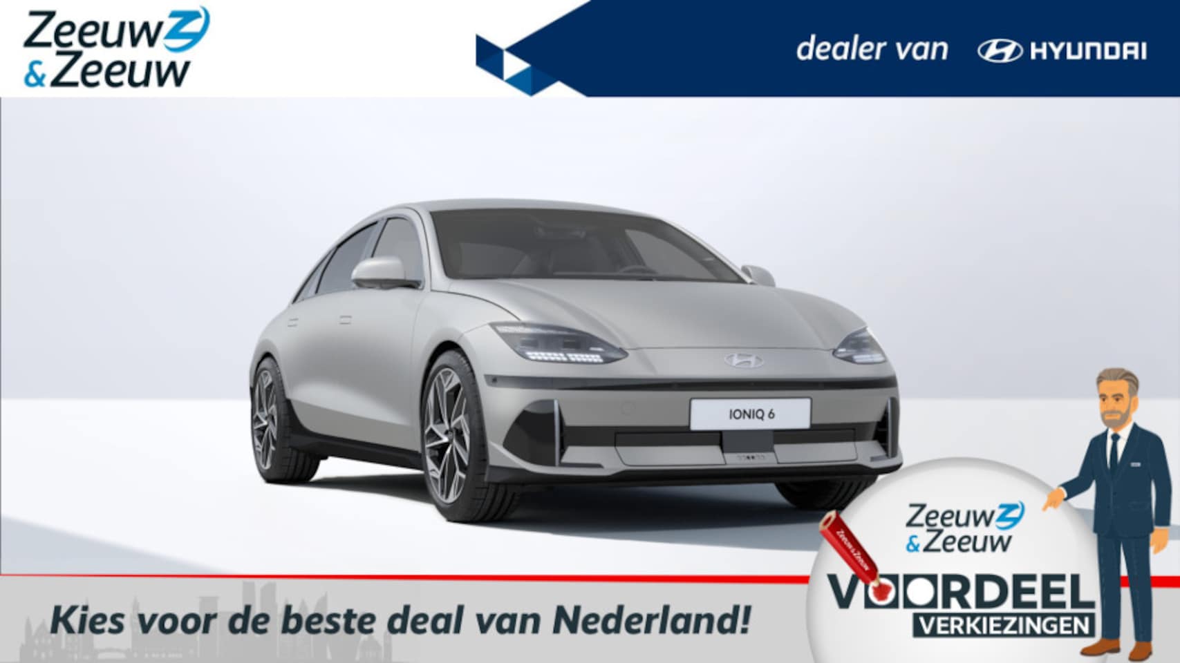 Hyundai IONIQ 6 - Lounge 77.4 kWh | ACTIE!! | OP=OP - AutoWereld.nl