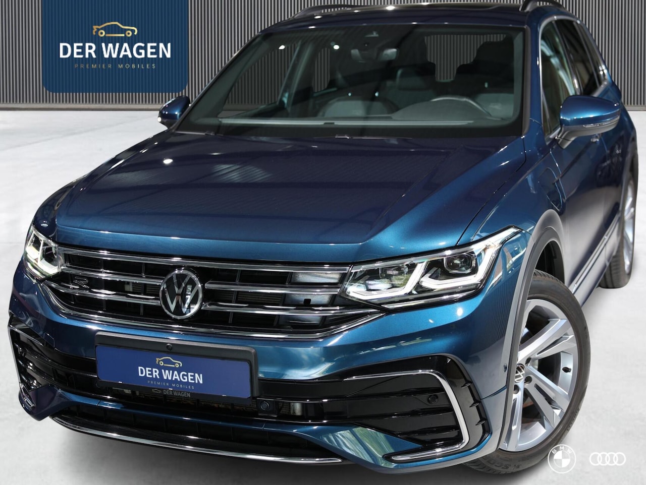 Volkswagen Tiguan - 1.4 eH 3x R LINE / PANODAK / ACC / 360 CAMERA / STUURVW / 19" - AutoWereld.nl