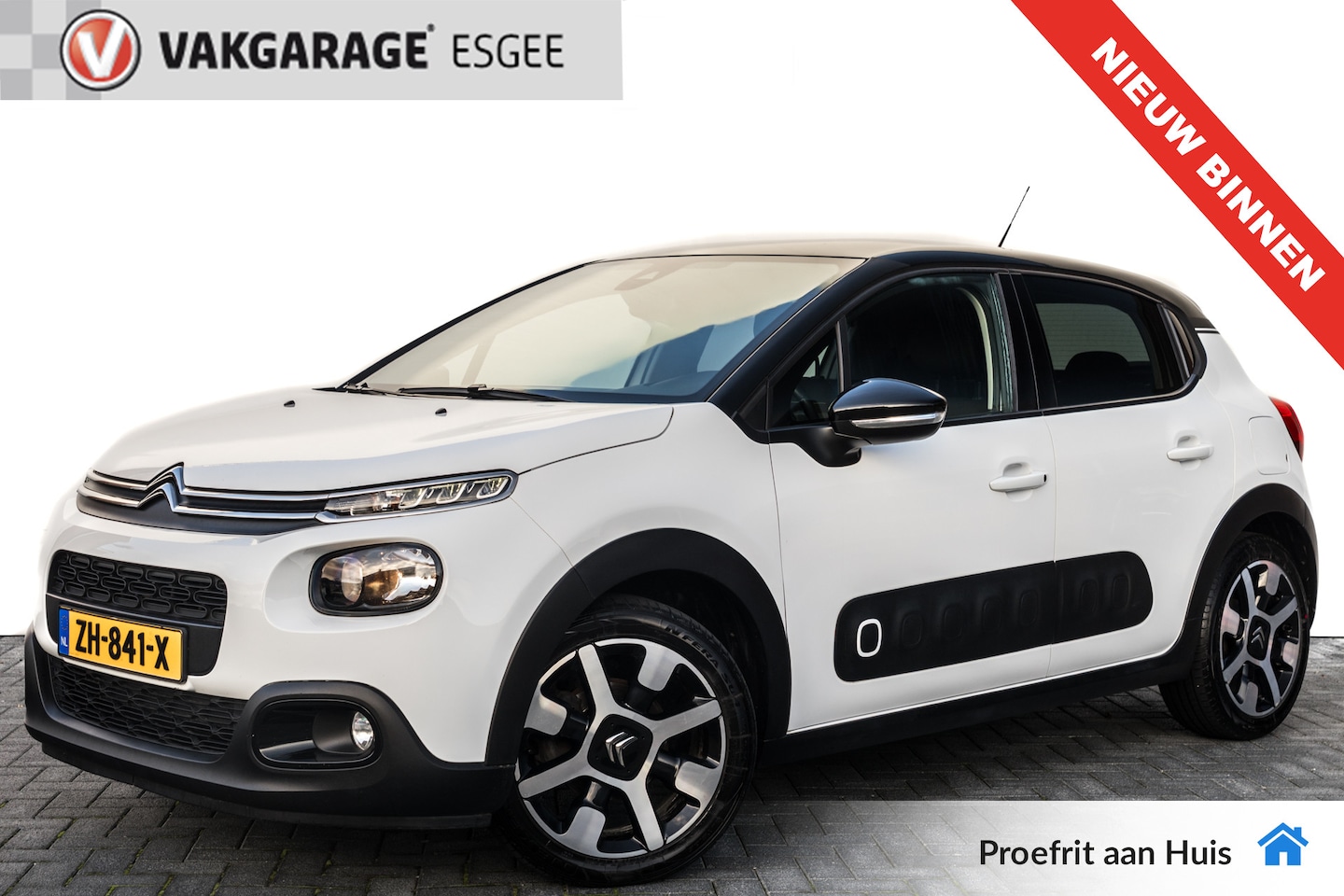 Citroën C3 - 1.2 PureTech S&S Shine RIJKLAAR INCL:GARANTIE | Trekhaak | Two Tone-kleur zwart dak  | Cli - AutoWereld.nl