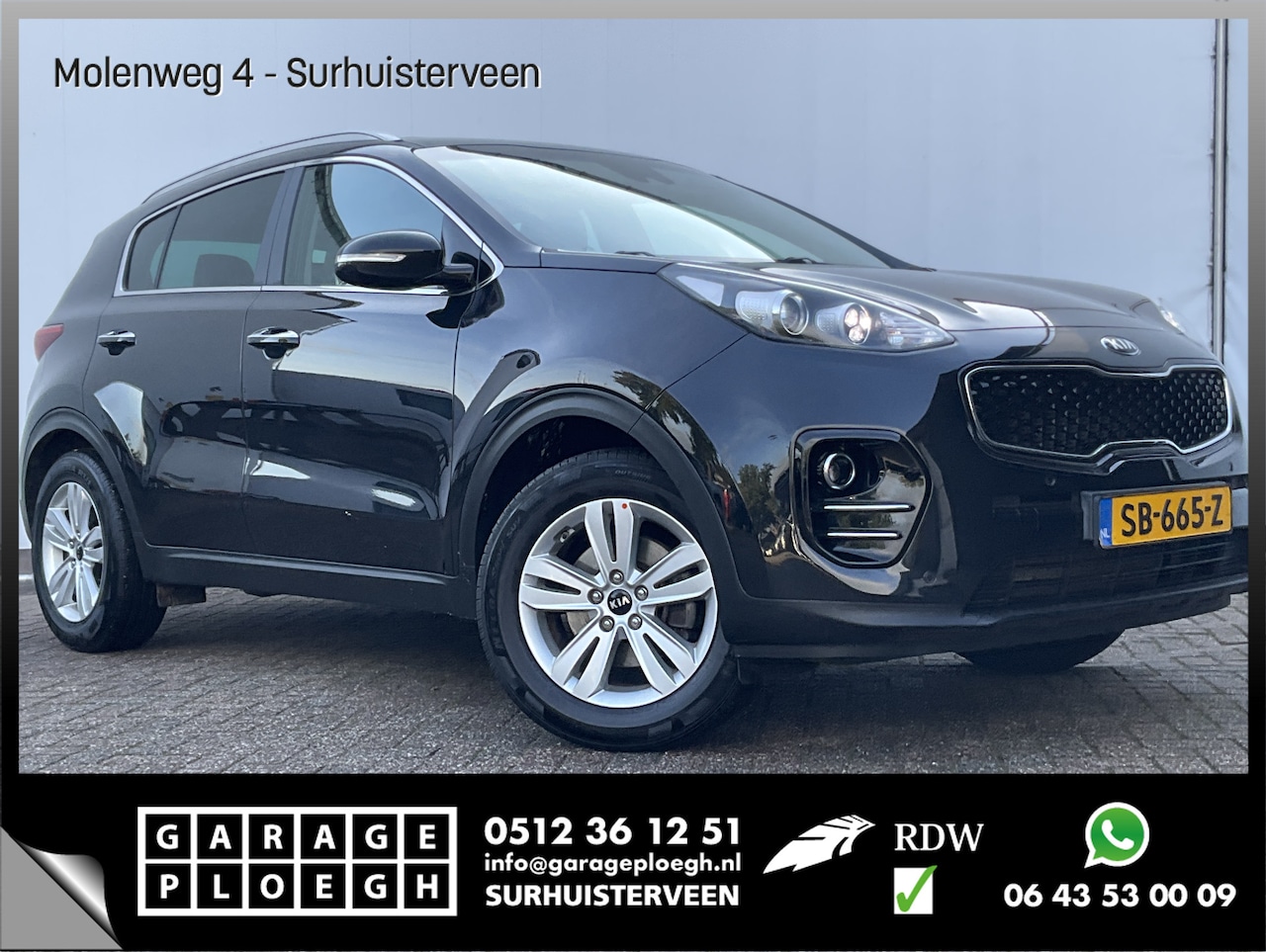 Kia Sportage - 1.6 GDI Design Edition Trekhaak JBL Leer Stoel/Stuurverw Camera Voll.Onderhouden! - AutoWereld.nl