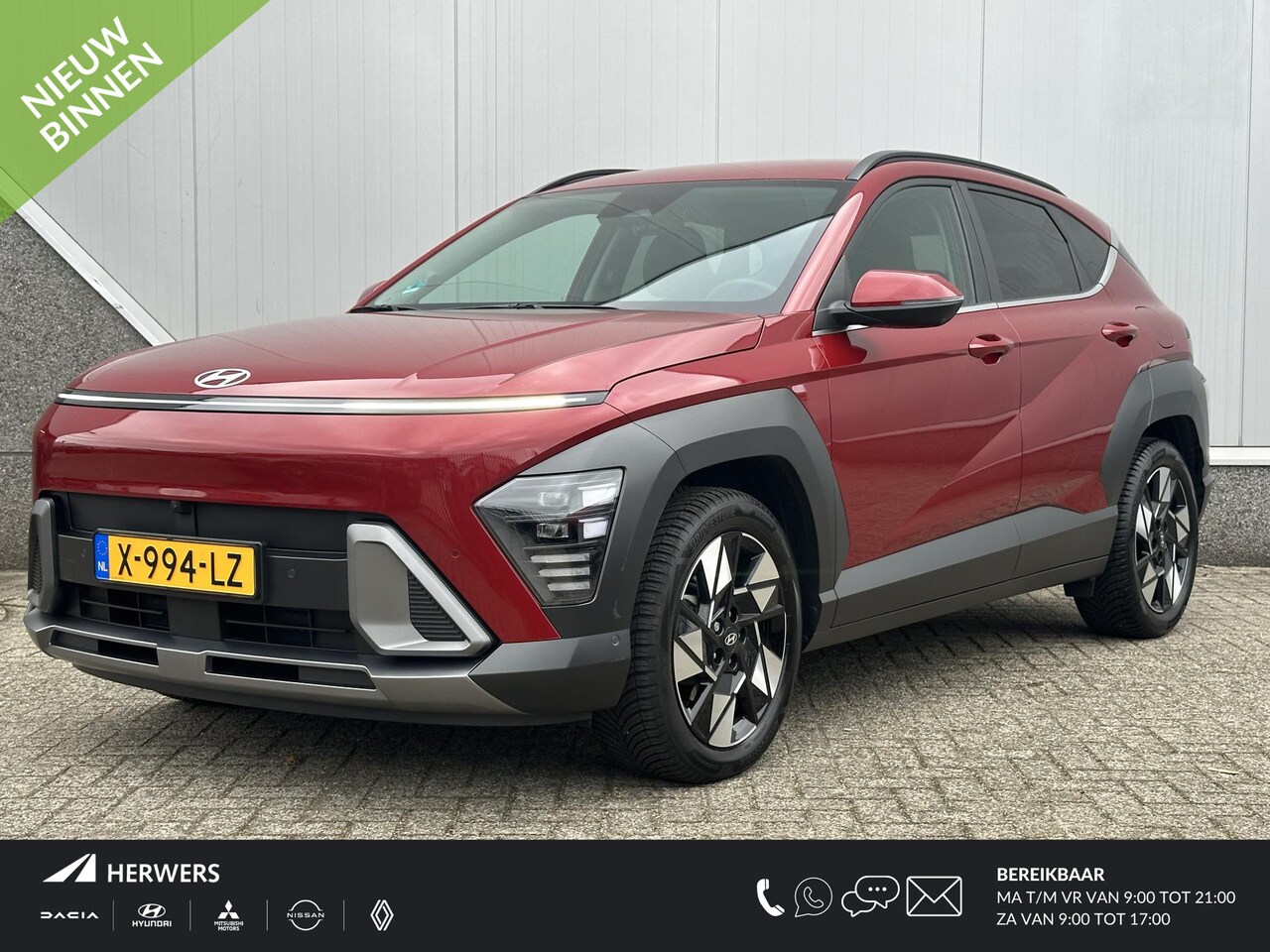 Hyundai Kona - 1.6 GDI HEV Premium / 360 Graden Camera / Adaptieve Cruise Control / Dealer Onderhouden / - AutoWereld.nl