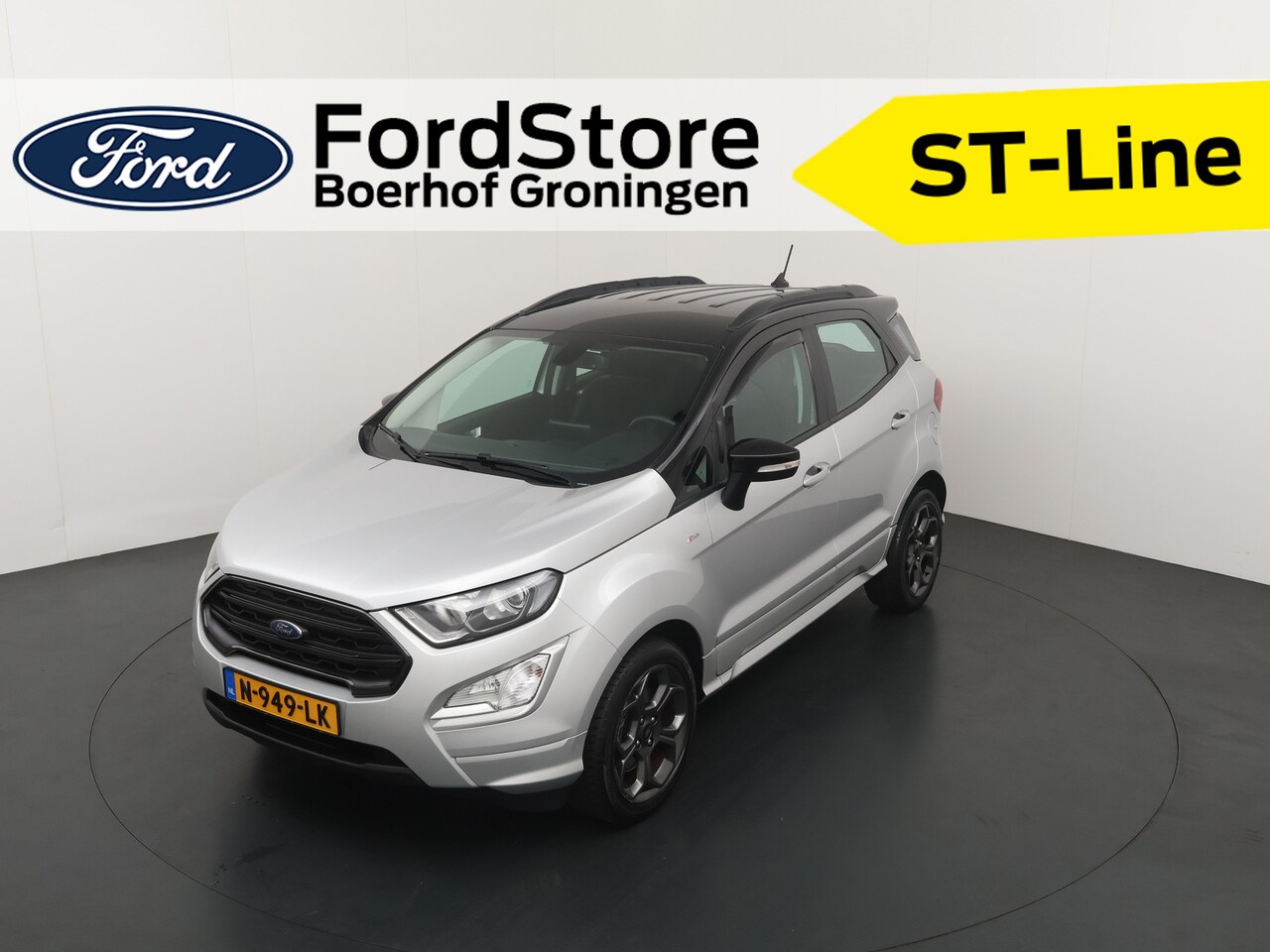 Ford EcoSport - 125PK EcoBoost ST-Line | Keyless | Clima | Cruise | 100% Dealer onderhouden | Parkeersenso - AutoWereld.nl