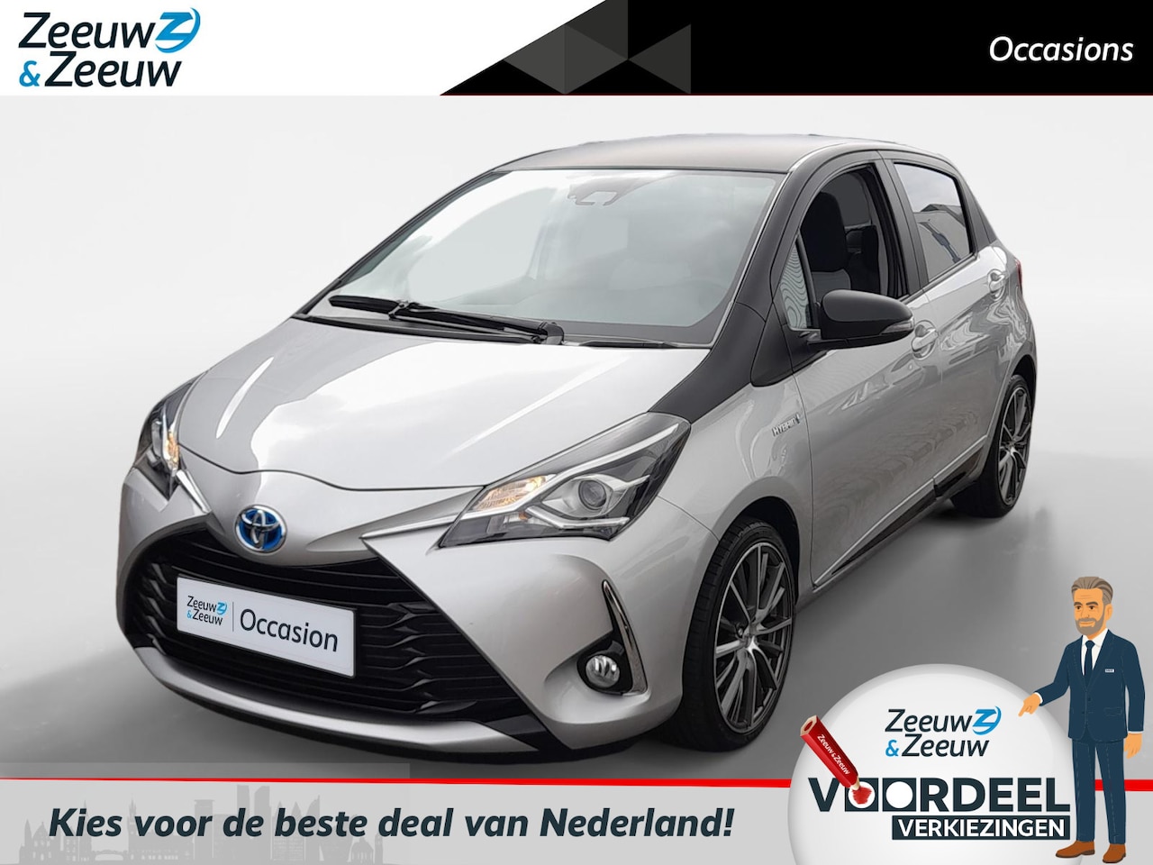Toyota Yaris - 1.5 Hybrid Design Red Navi | Bovag garantie | Lage km stand | NAP - AutoWereld.nl