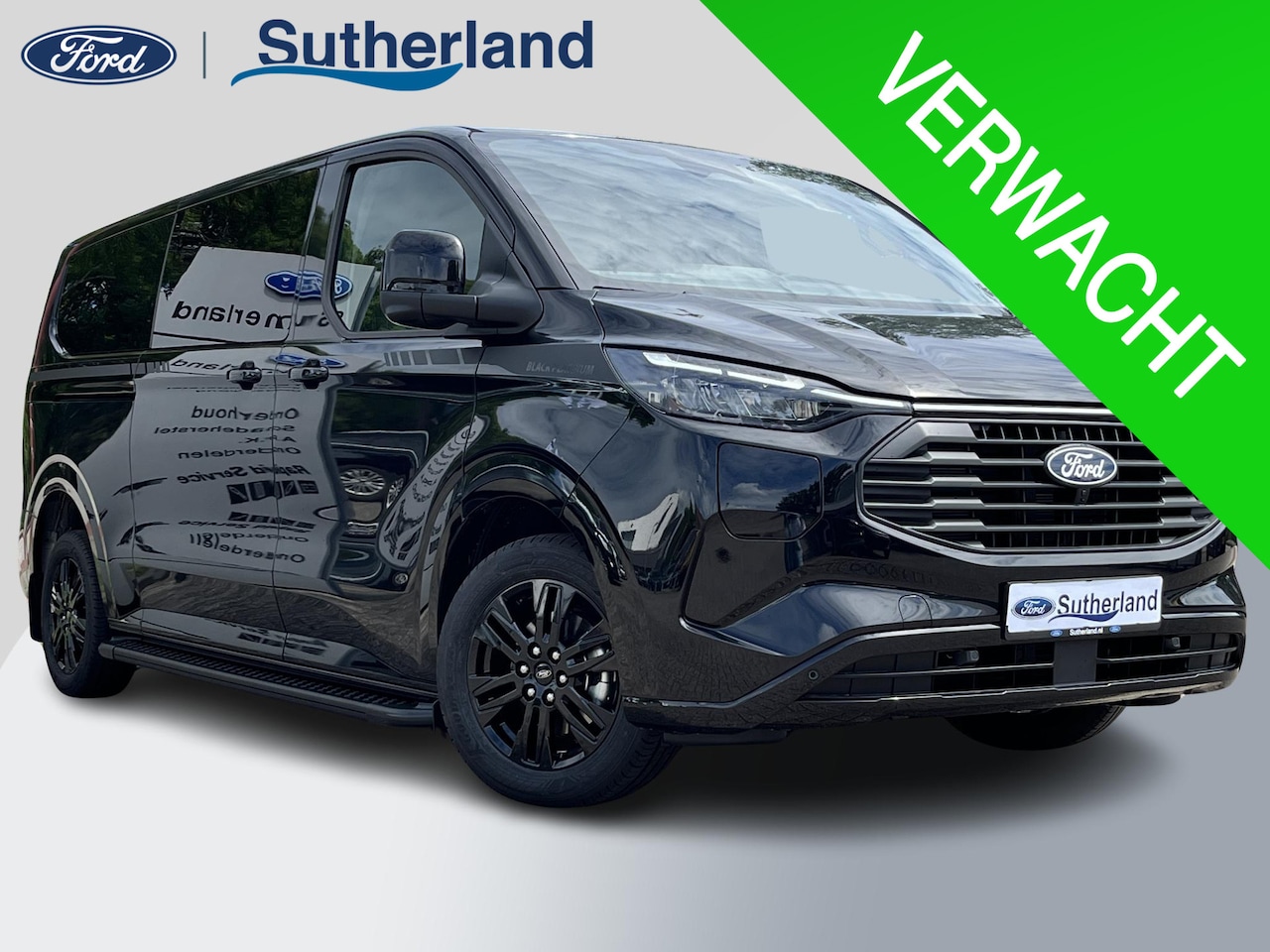 Ford Transit Custom - 320 2.5 PHEV L2H1 Black Platinum DC Ford Voorraad  | Prijs is excl. BTW EN BPM  | incl. €4 - AutoWereld.nl