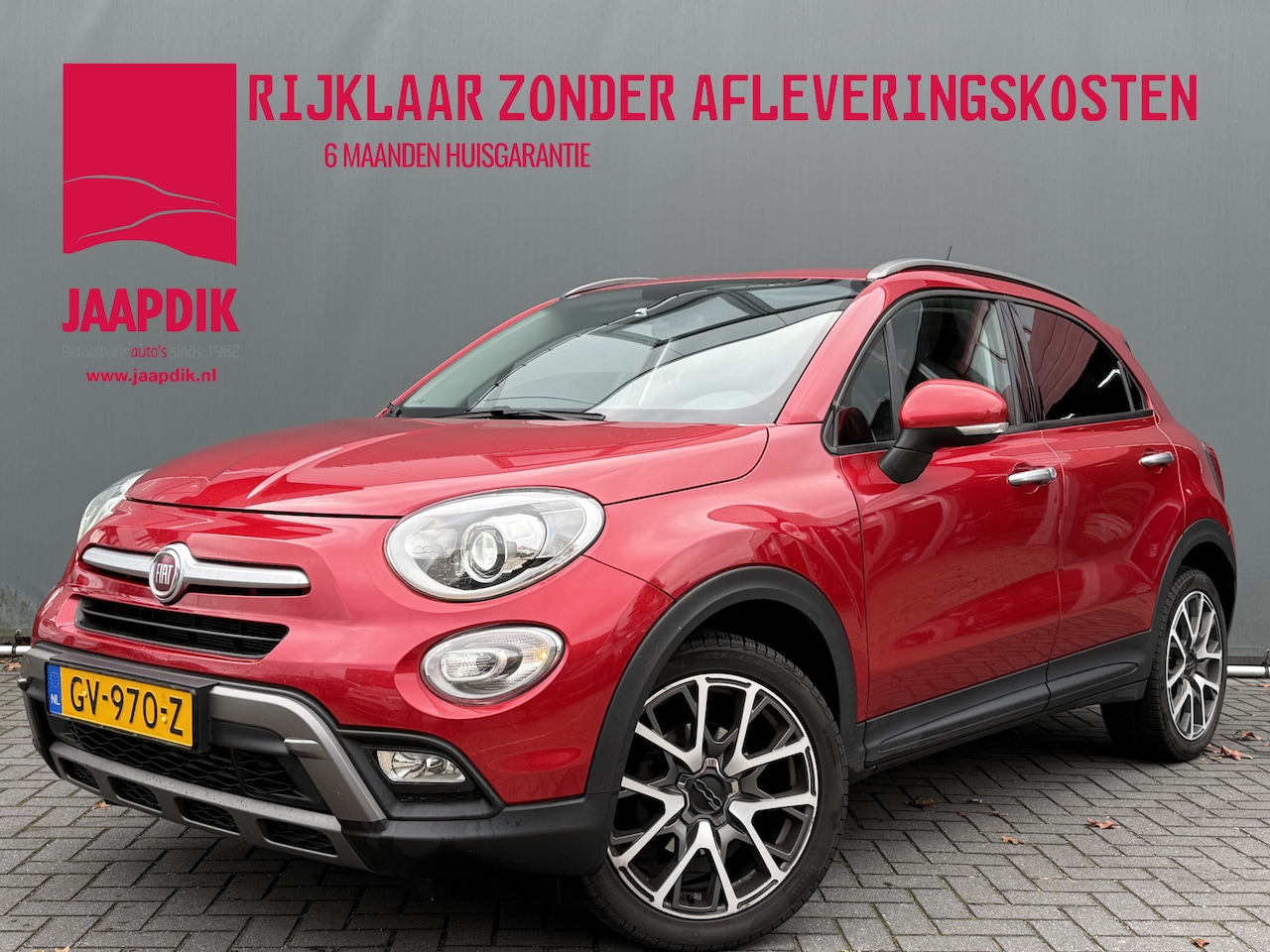 Fiat 500 X Cross - 1.4 Turbo MultiAir CrossPlus TREKHAAK | XENON/LED | NAVI | CLIMA | CRUISE | LMV | PDC | LI - AutoWereld.nl