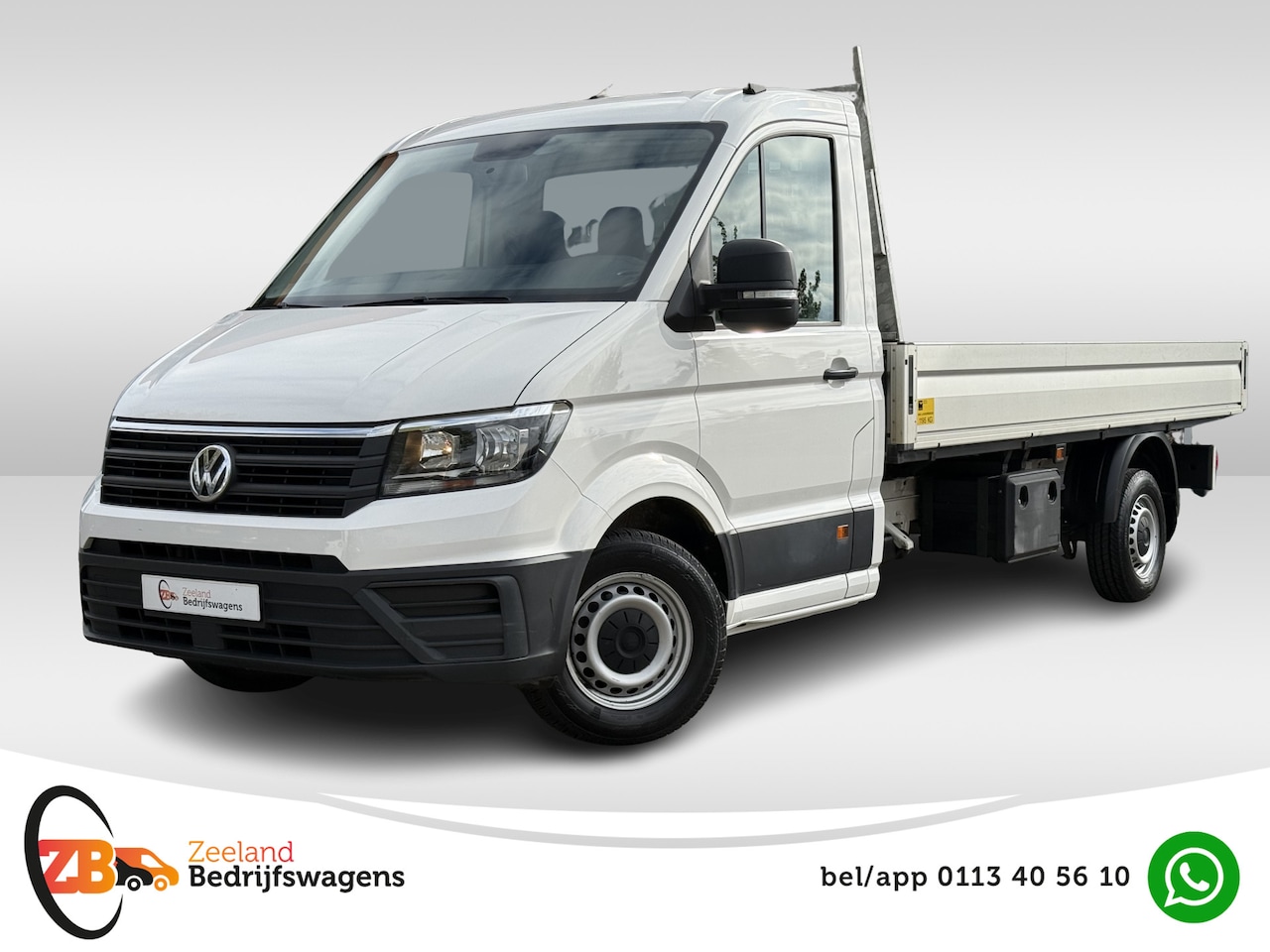 Volkswagen Crafter - 35 2.0 TDI L3 Open laadbak | Pick up | 3T Trekgew. | Navi | Adapt. Cruisec. - AutoWereld.nl