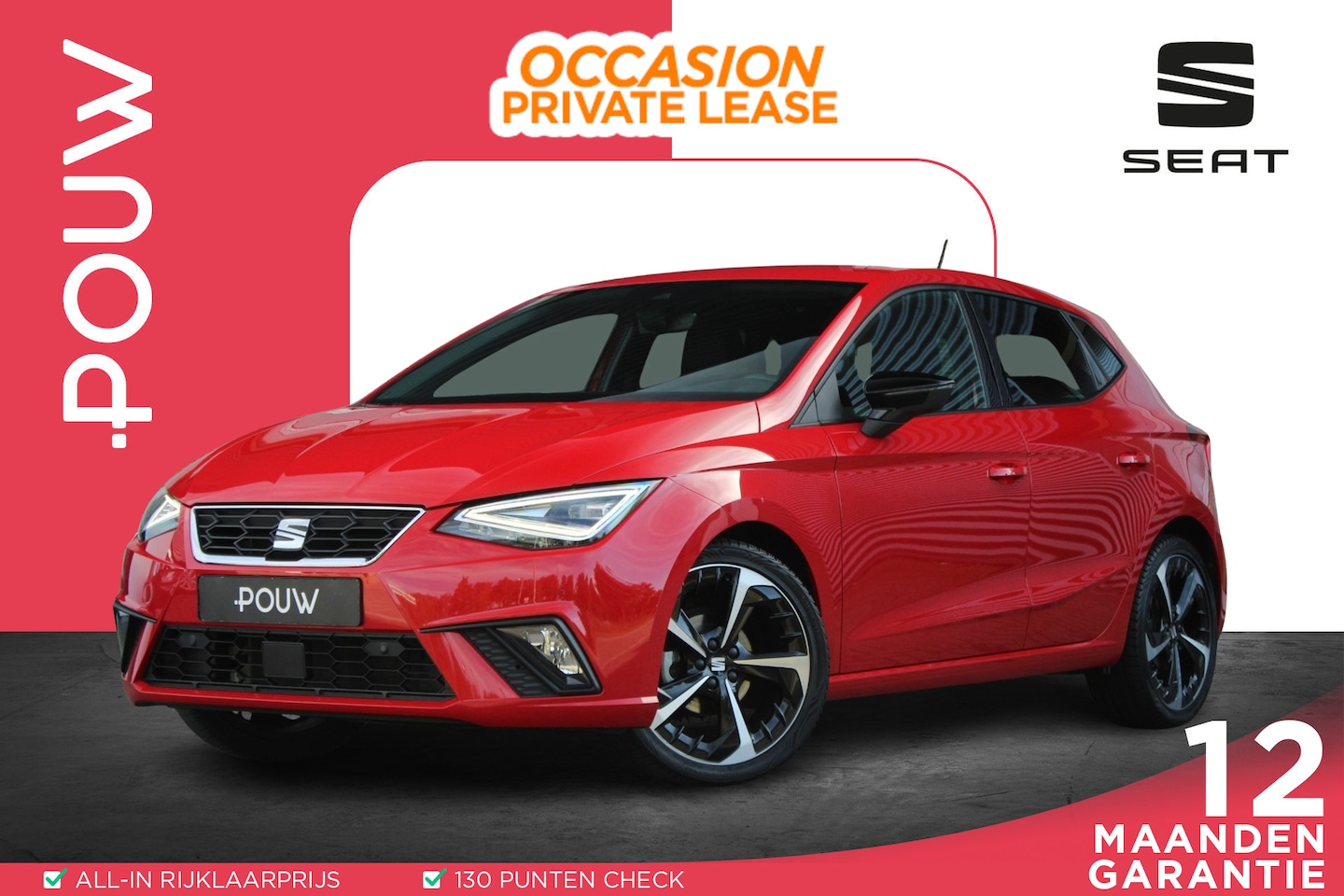 SEAT Ibiza - 1.0 EcoTSI 95pk FR | Airco Automatisch | Apple CarPlay / Android auto | Parkeersensoren | - AutoWereld.nl