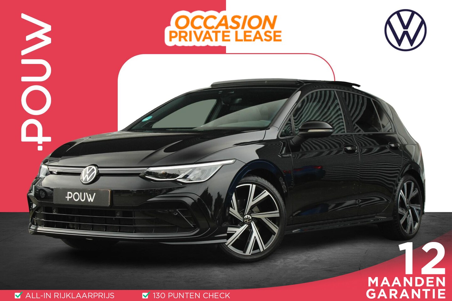 Volkswagen Golf - 1.5 eTSI 150pk DSG R-Line Business | Trekhaak | Panoramadak | 18" Bergamo | Navigatie - AutoWereld.nl