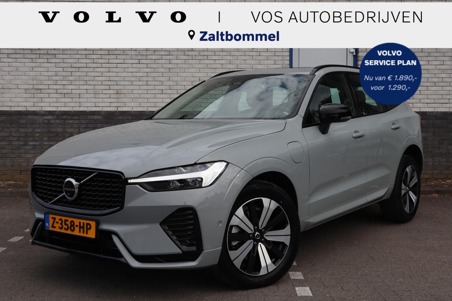 Volvo XC60 - 2.0 T6 Plug-in hybrid AWD Plus Dark | 360-camera | Schuif/kanteldak | Stuur & Stoelverwarm - AutoWereld.nl