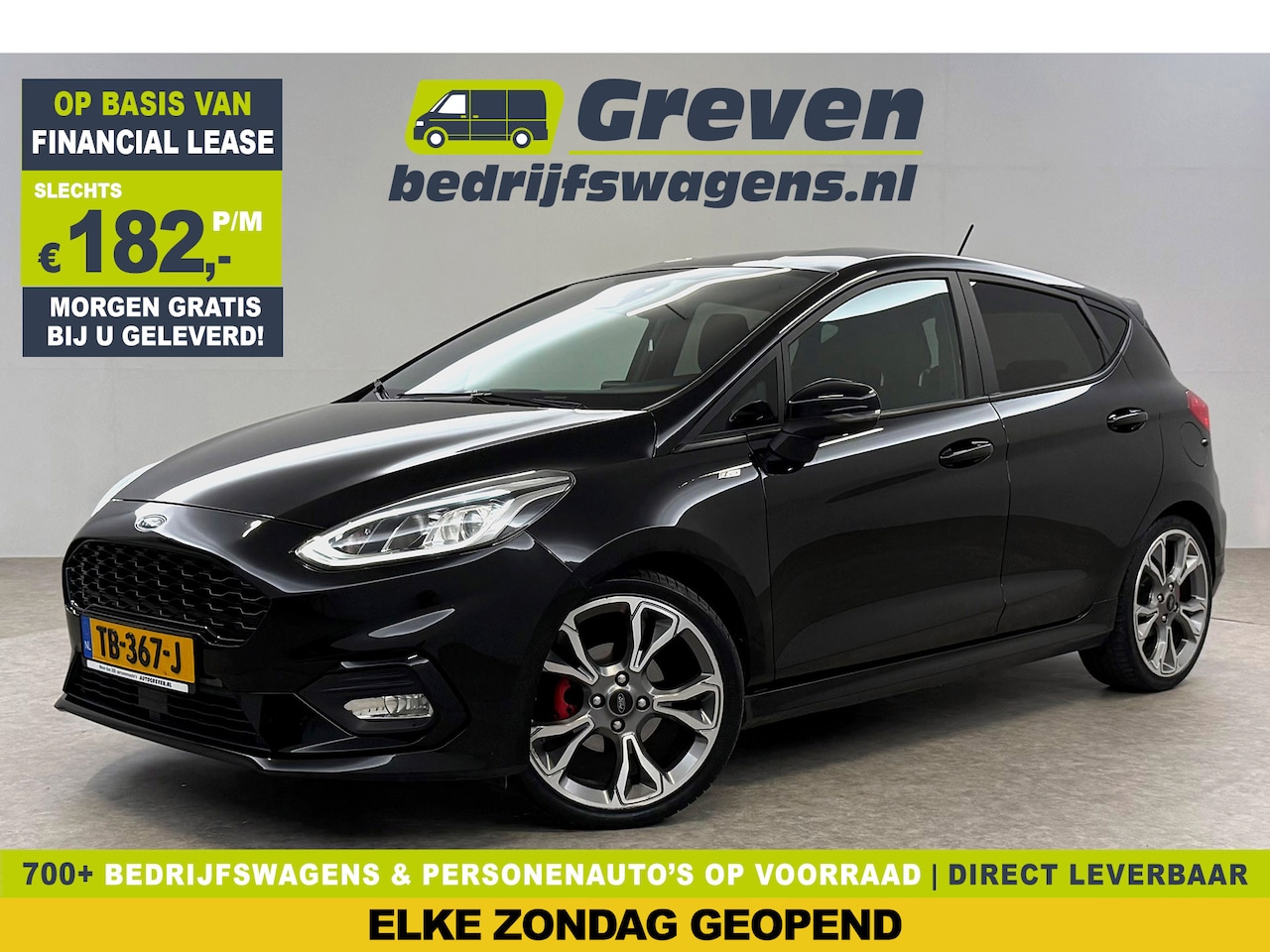 Ford Fiesta - 1.0 EcoBoost ST-Line | Carplay | LED | Cruise | Navi | Parkeersens. | Keyless | NAP - AutoWereld.nl