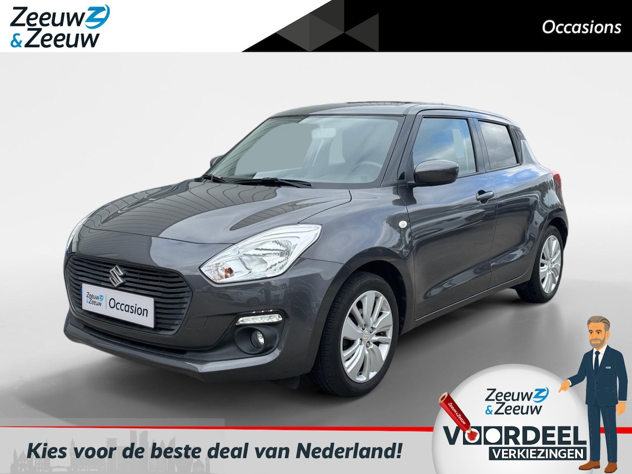 Suzuki Swift - 1.2 Select 90PK | Trekhaak | Apple Carplay & Android auto | Achteruit rij camera - AutoWereld.nl