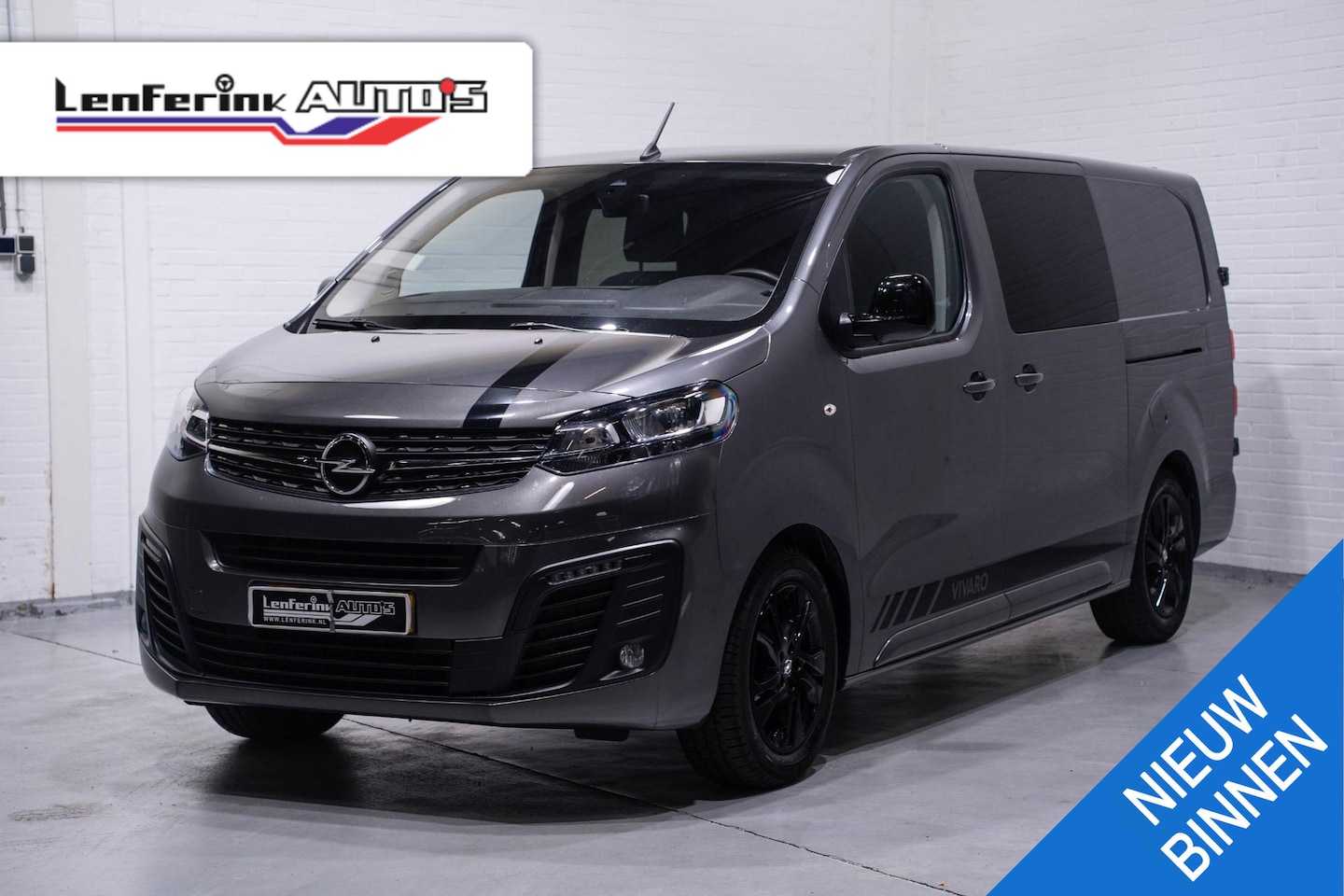 Opel Vivaro - 2.0 CDTi 180 pk Aut. Dubbel Cabine 2x Schuifdeur Adapt. Cruise, Camera, Navi, Trekhaak, NA - AutoWereld.nl