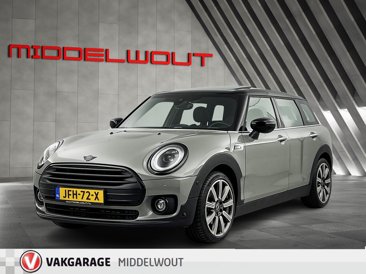 MINI Clubman - Mini 1.5 Cooper Knightbridge/Pano/Leder/18"/BTW/Camera - AutoWereld.nl