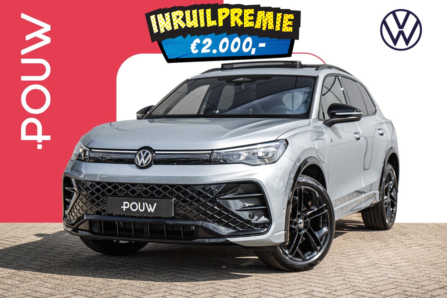 Volkswagen Tiguan - 1.5 eHybrid 272pk R-Line Edition | Panoramadak | 20" Velgen - AutoWereld.nl