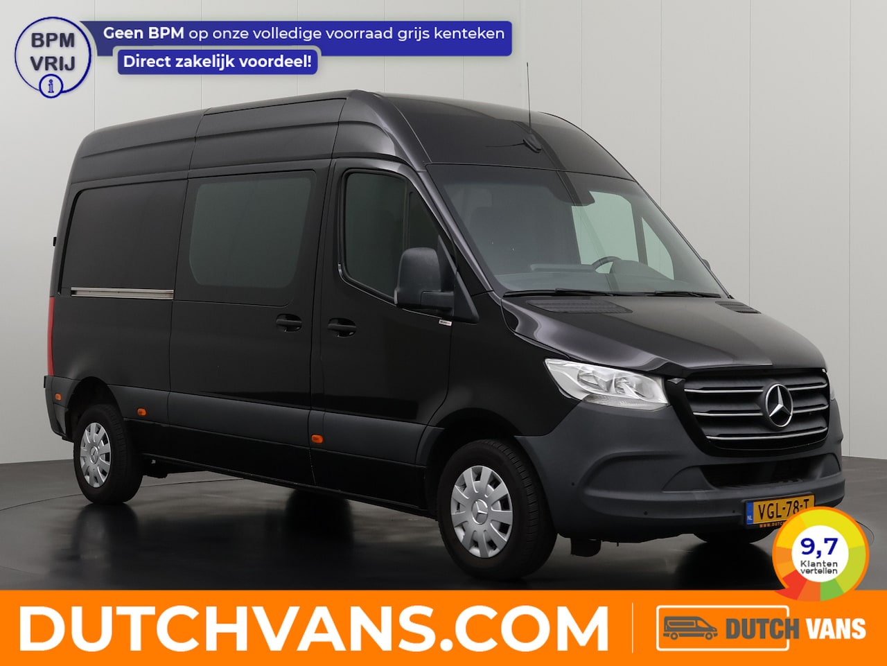 Mercedes-Benz Sprinter - 314CDI 7G-Tronic Automaat L2H2 | Touchscreen | Camera | Airco | Cruise | 3-Persoons | Beti - AutoWereld.nl