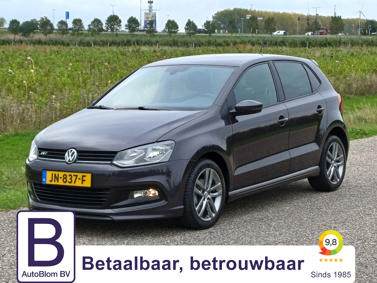Volkswagen Polo - 1.2 TSI R-Line /Orgin.NL!/Navi/Clima/Cruise/16"/ - AutoWereld.nl