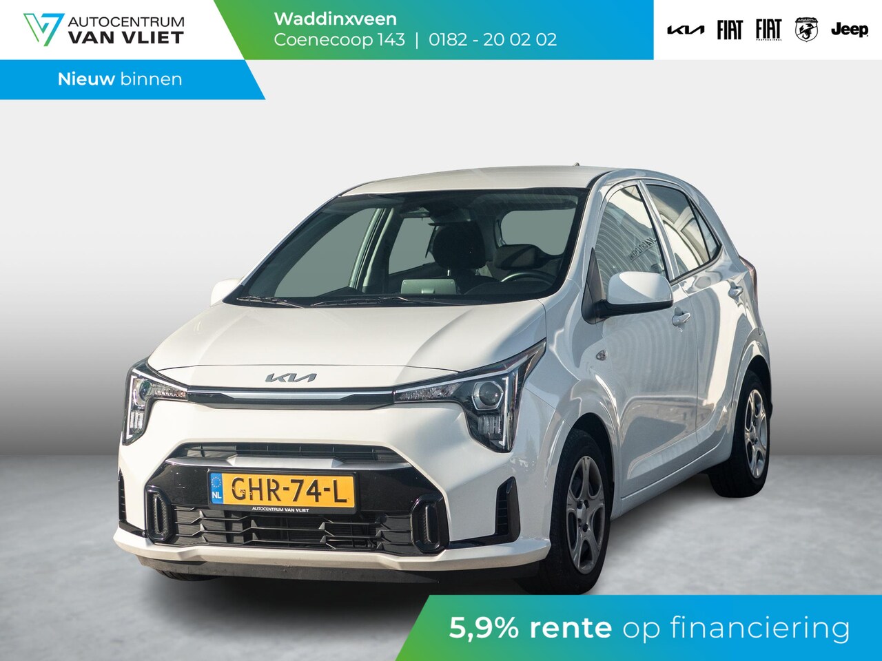 Kia Picanto - 1.0 DPI DynamicLine Cruise | Airco | Navi | Camera - AutoWereld.nl