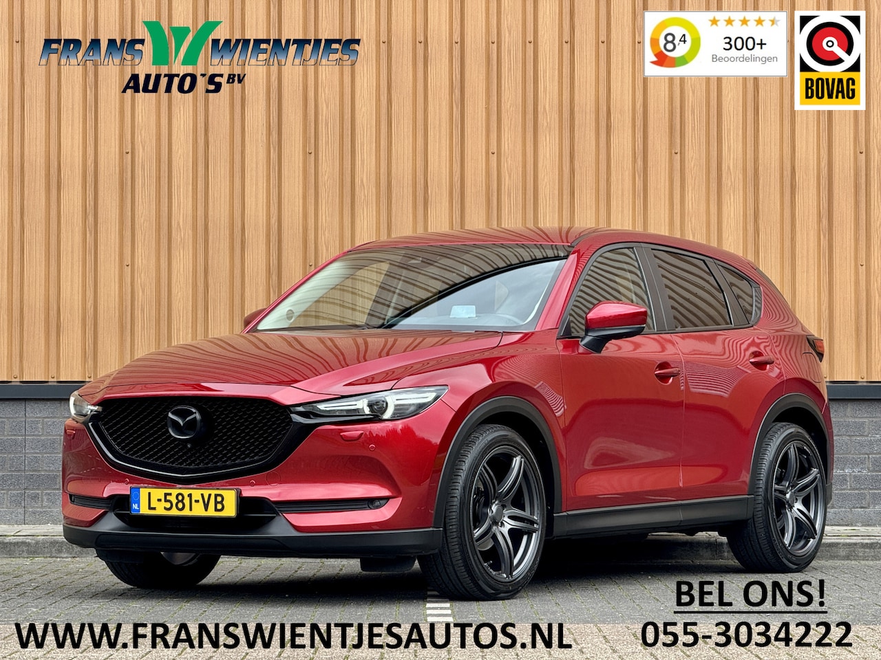 Mazda CX-5 - 2.5 SkyActiv-G 194 GT-M | Head-Up Display | Leder | 360° Camera | Lane Assist | Dodehoekse - AutoWereld.nl