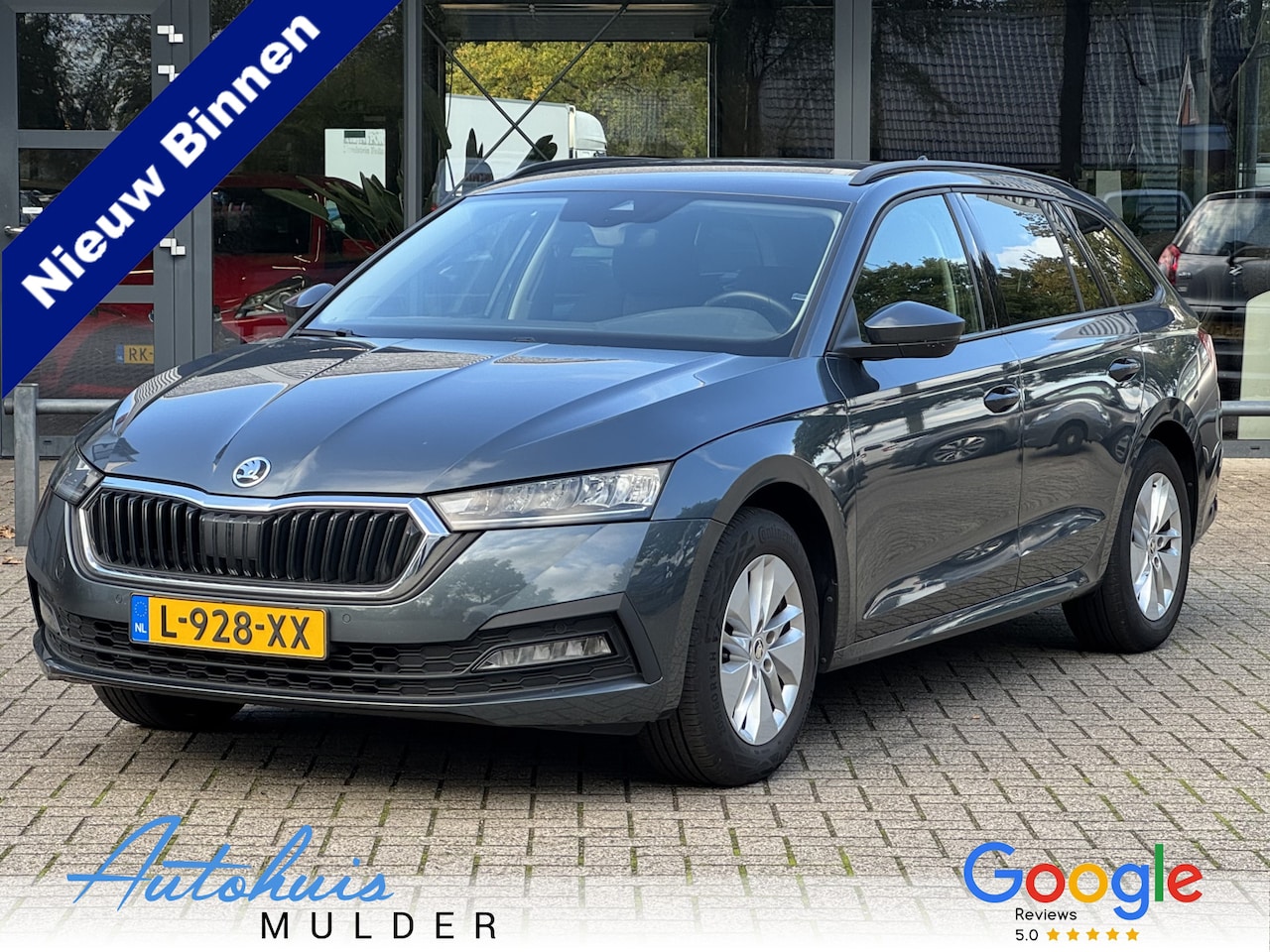 Skoda Octavia Combi - 1.0 TSI Business Edition Virtual/Trekhaak/Clima/Navi/LED/Cruise/LM-Velgen - AutoWereld.nl
