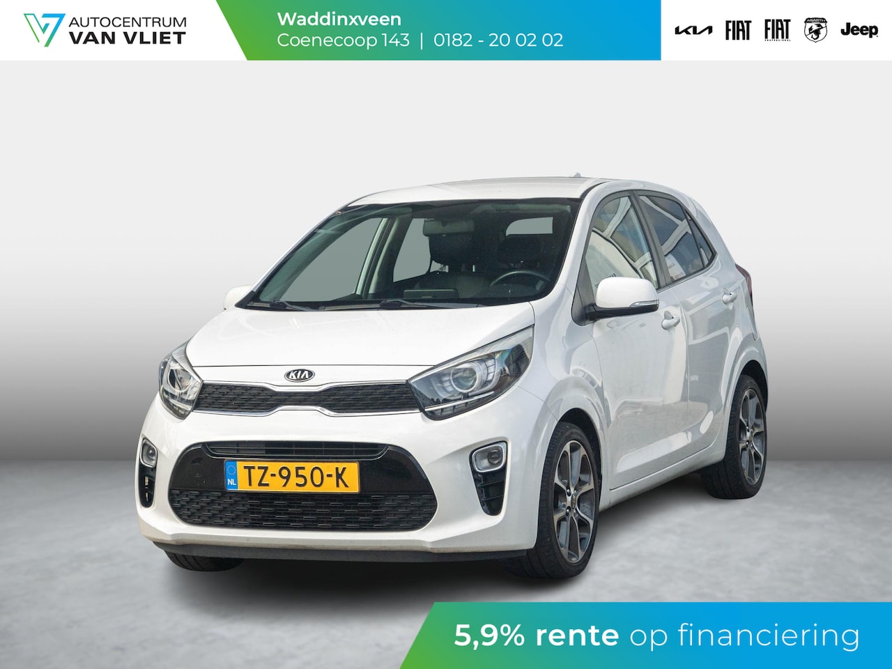 Kia Picanto - 1.0 CVVT Design Edition | Climate | Navi | Leder - AutoWereld.nl