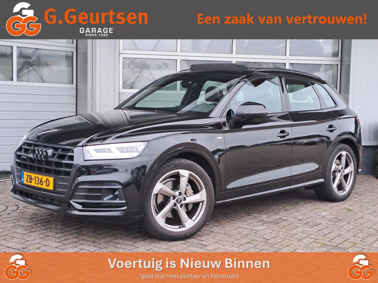Audi Q5 - 2.0 TFSI quattro Sport S-Line, Matrix, Panoramadak, RS-stoelen, Luchtvering, Dealer onderh - AutoWereld.nl