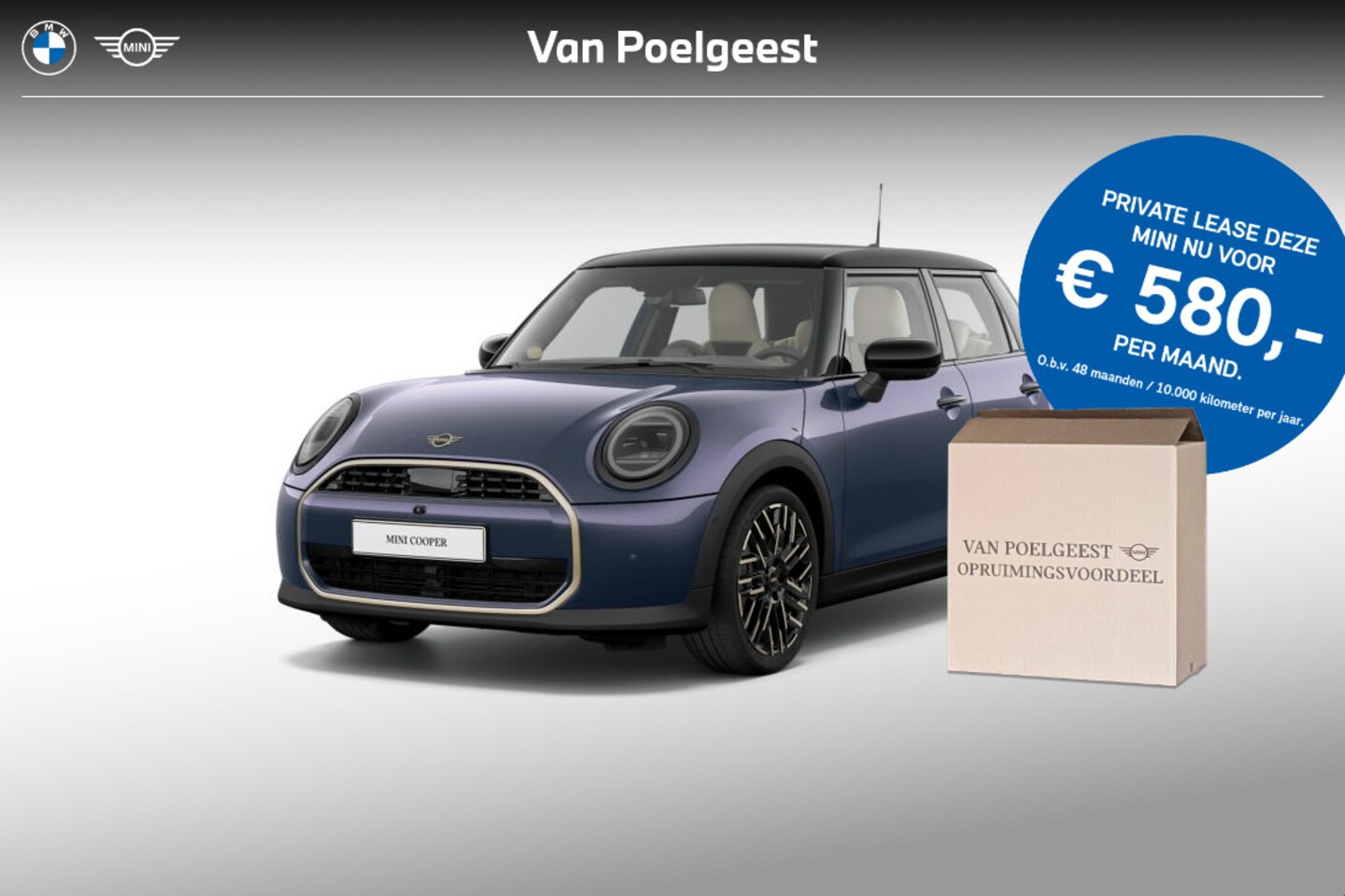 MINI Cooper - 5-deurs C Favoured L | 18"LM Night Flash Spoke 2-tone | Opruimingsvoordeel - AutoWereld.nl