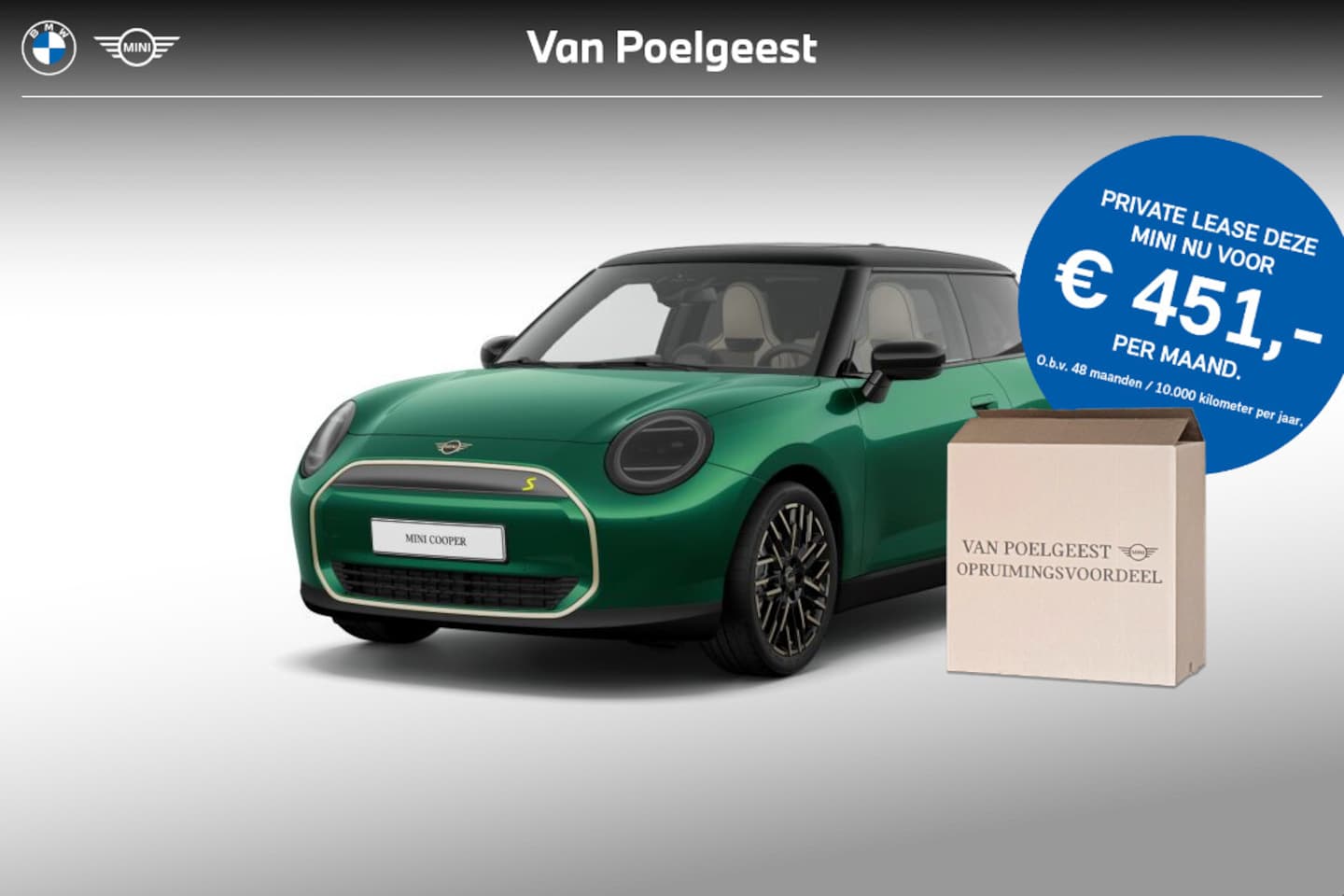 MINI Mini-Electric - Cooper 3-deurs SE Favoured M | 18" LM Night Flash Spoke 2-tone | Opruimingsvoordeel - AutoWereld.nl