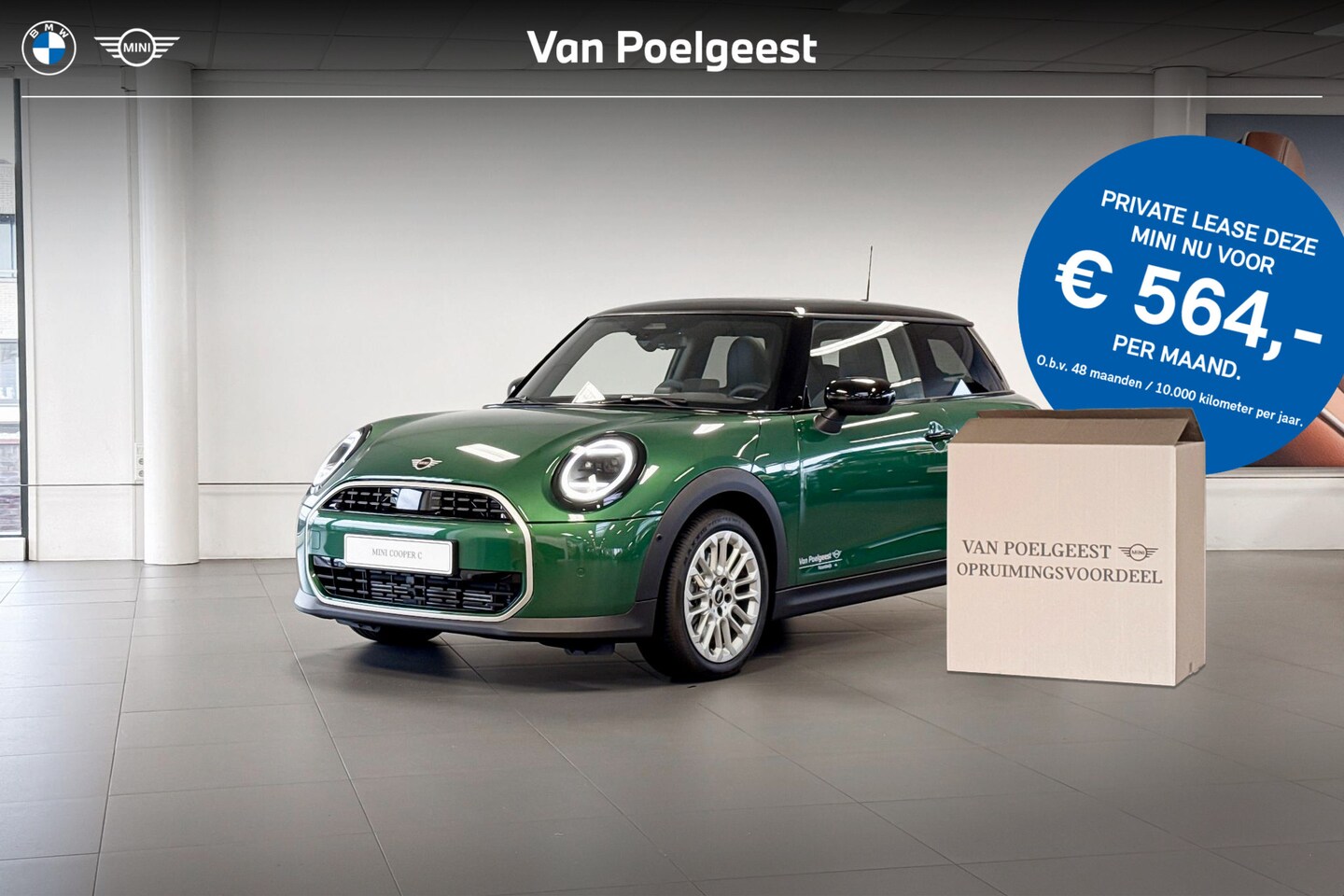 MINI Cooper - 3-deurs C Favoured M | Glazen Panoramadak | Extra getint glas in achterportierruiten en ac - AutoWereld.nl