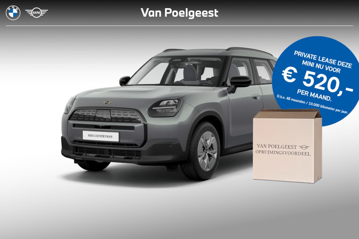 MINI Countryman - Electric E Classic | Glazen Panoramadak | Opruimingsvoordeel - AutoWereld.nl