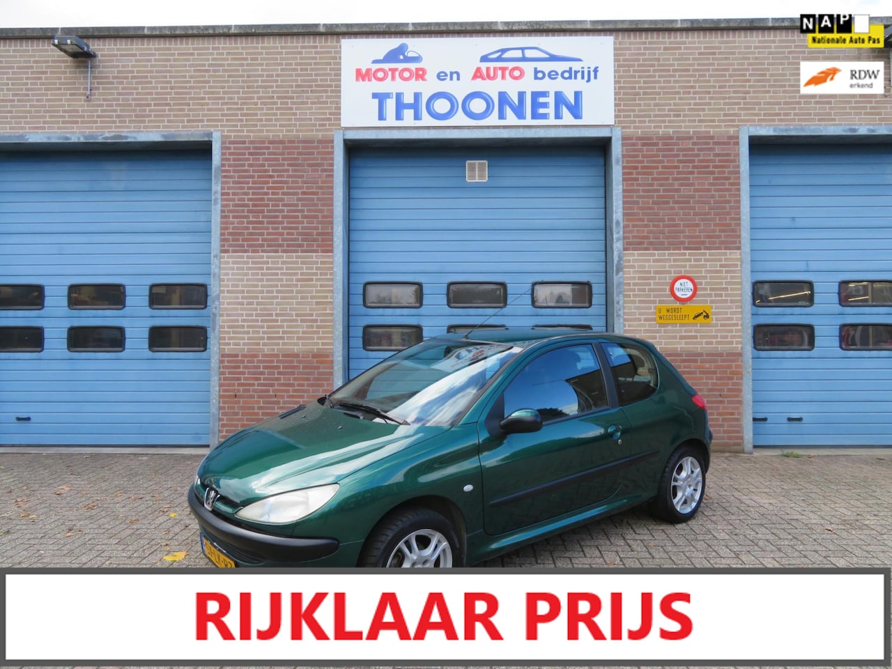 Peugeot 206 - 1.1 X-line|3 deurs|nieuwe banden,distributieset,accu,koppeling en remcilinders achter zijn - AutoWereld.nl