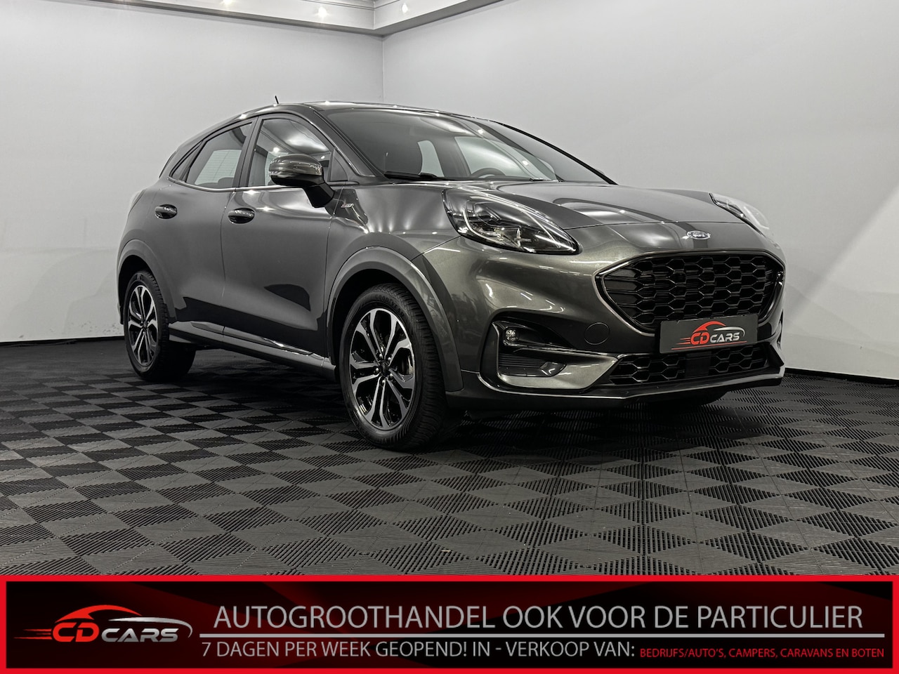 Ford Puma - 1.0 EcoBoost Hybrid ST-Line Clima, Parkeersensoren, Navi, Winterpakket, Virtual desk, Keyl - AutoWereld.nl