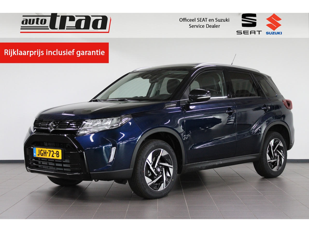 Suzuki Vitara - 1.4 Boosterjet Smart Hybrid Style Automaat / Pano. / Camera / Navigatie / Led verlichting - AutoWereld.nl