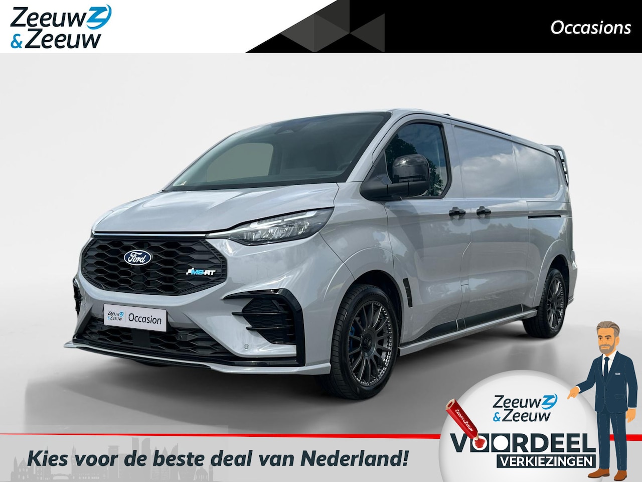 Ford Transit Custom - 300 2.0 TDCI L2H1 MS-RT | Zeer lage km stand ! | Automaat | Parkeersensoren V+A | Achterui - AutoWereld.nl