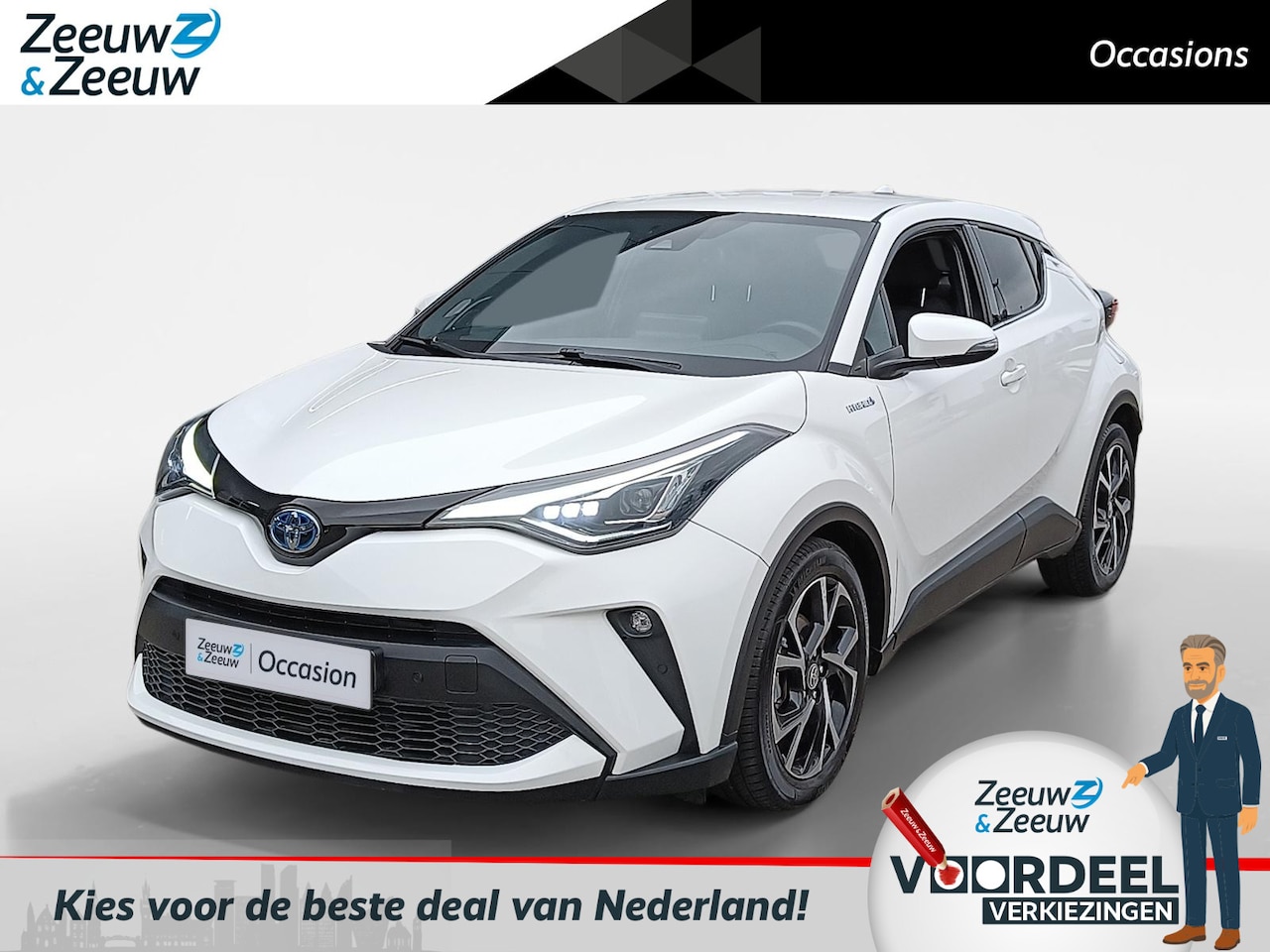 Toyota C-HR - 1.8 Hybrid Style | Trekhaak | Navigatie | LM wielen | - AutoWereld.nl