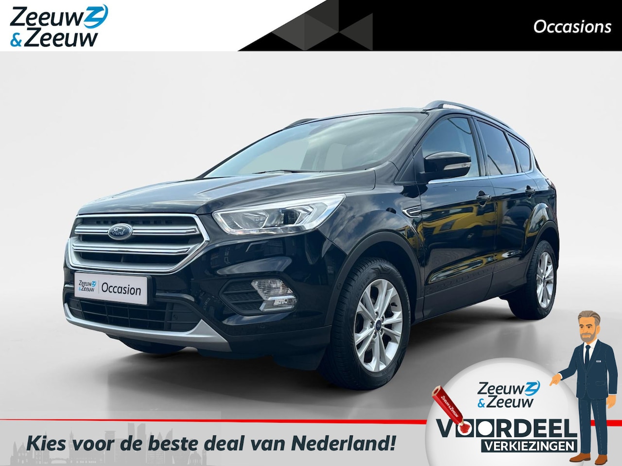 Ford Kuga - 1.5 EcoBoost Titanium | Navigatie | Winter pack | Trekhaak | Parkeersensor voor en achter - AutoWereld.nl
