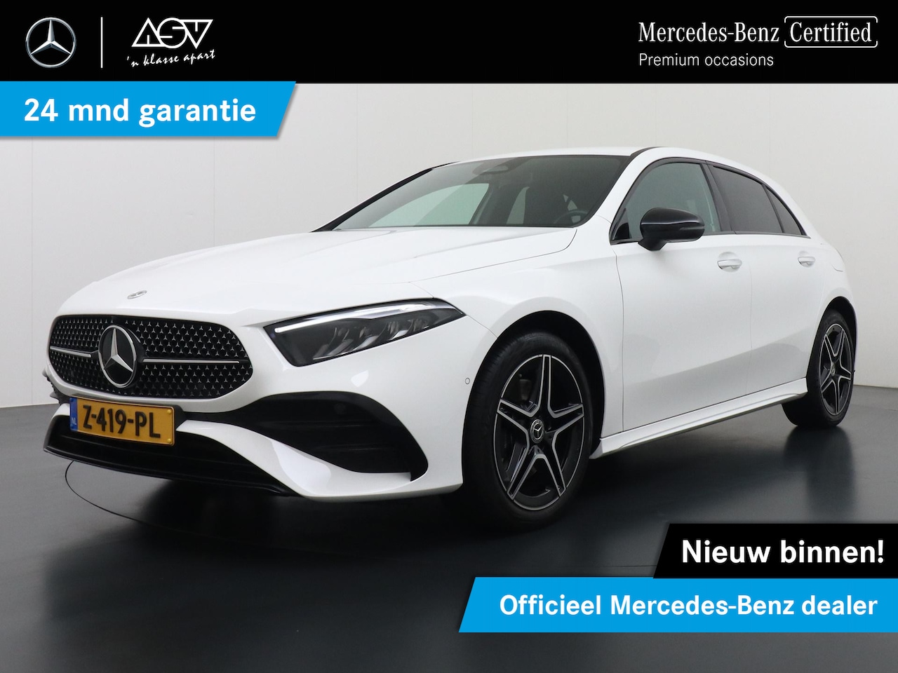 Mercedes-Benz A-klasse - 250 e AMG Line | Trekhaak Wegklapbaar | Sfeerverlichting | Klasse 3 Alarm | Verwarmd Stuur - AutoWereld.nl