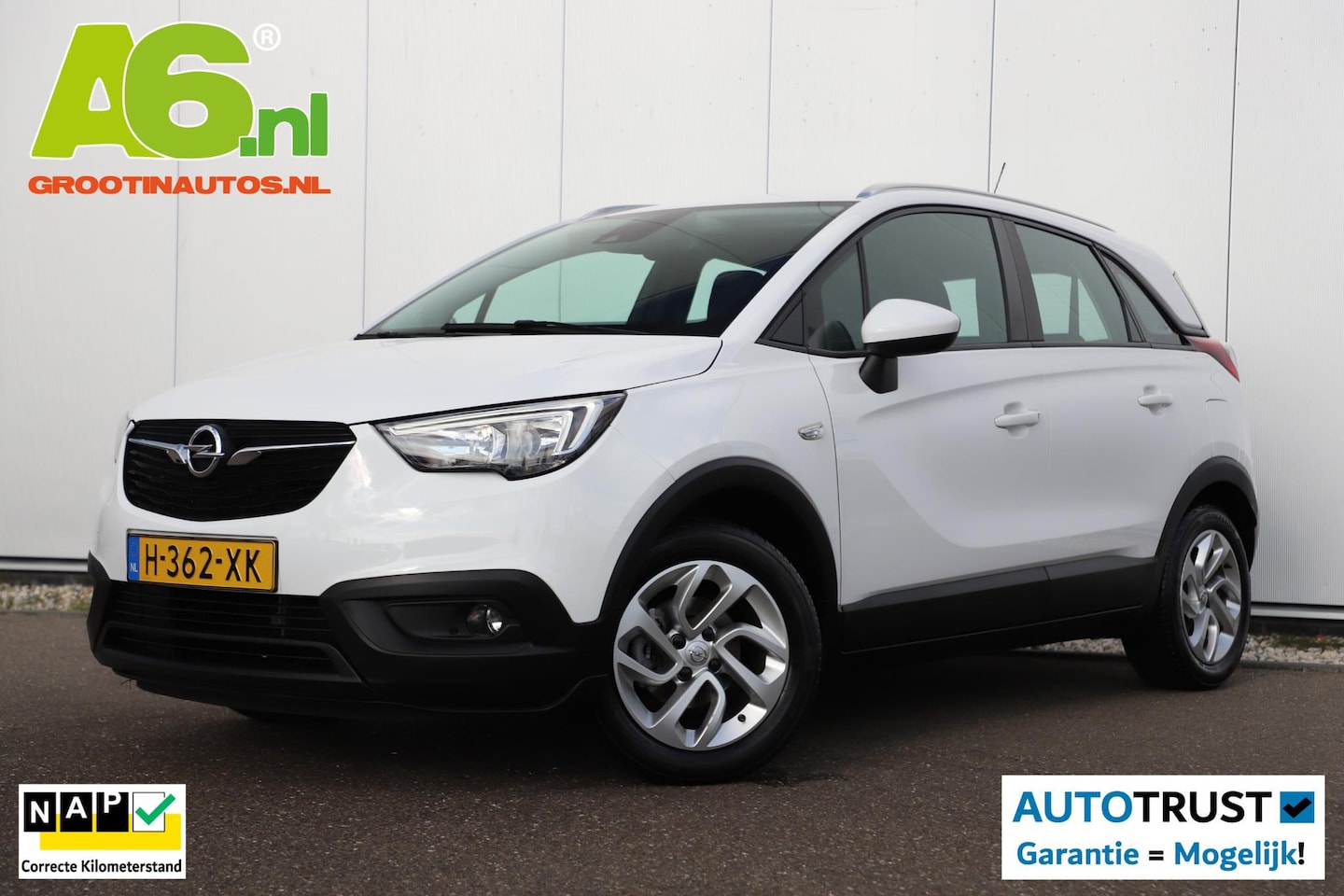 Opel Crossland X - 1.2 Edition Trekhaak 16 inch LMV Carplay Android Navigatie Airco Cruise Control Rijstrooks - AutoWereld.nl
