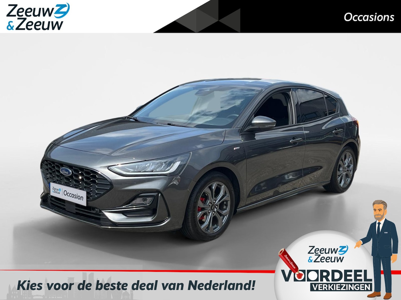 Ford Focus - 1.0 EcoBoost Hybrid ST Line X | Automaat | Navigatie | Apple carplay & Android auto | B&O - AutoWereld.nl