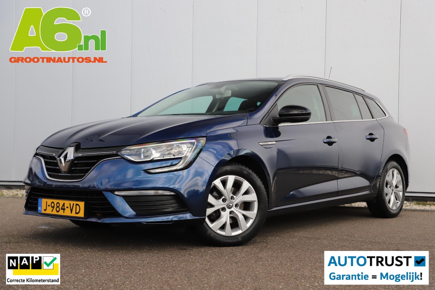 Renault Mégane Estate - 1.3 TCe Limited Trekhaak Carplay Android Navigatie Climate Cruise Control Rijstrooksensor - AutoWereld.nl