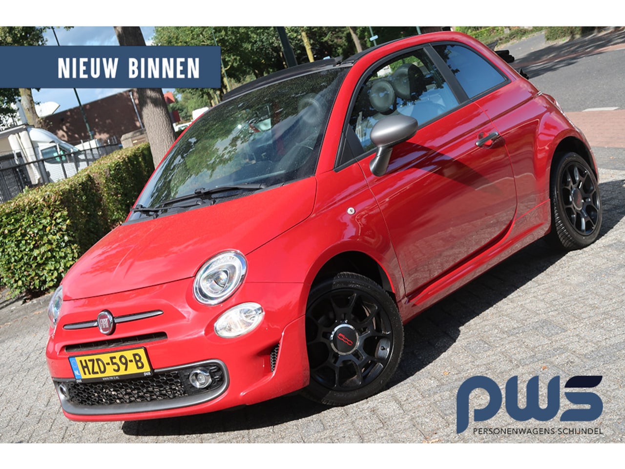 Fiat 500 C - 0.9 TwinAir Sport Cabriolet Clima / Bluetooth / U-Connect / PDC / Cruise - AutoWereld.nl
