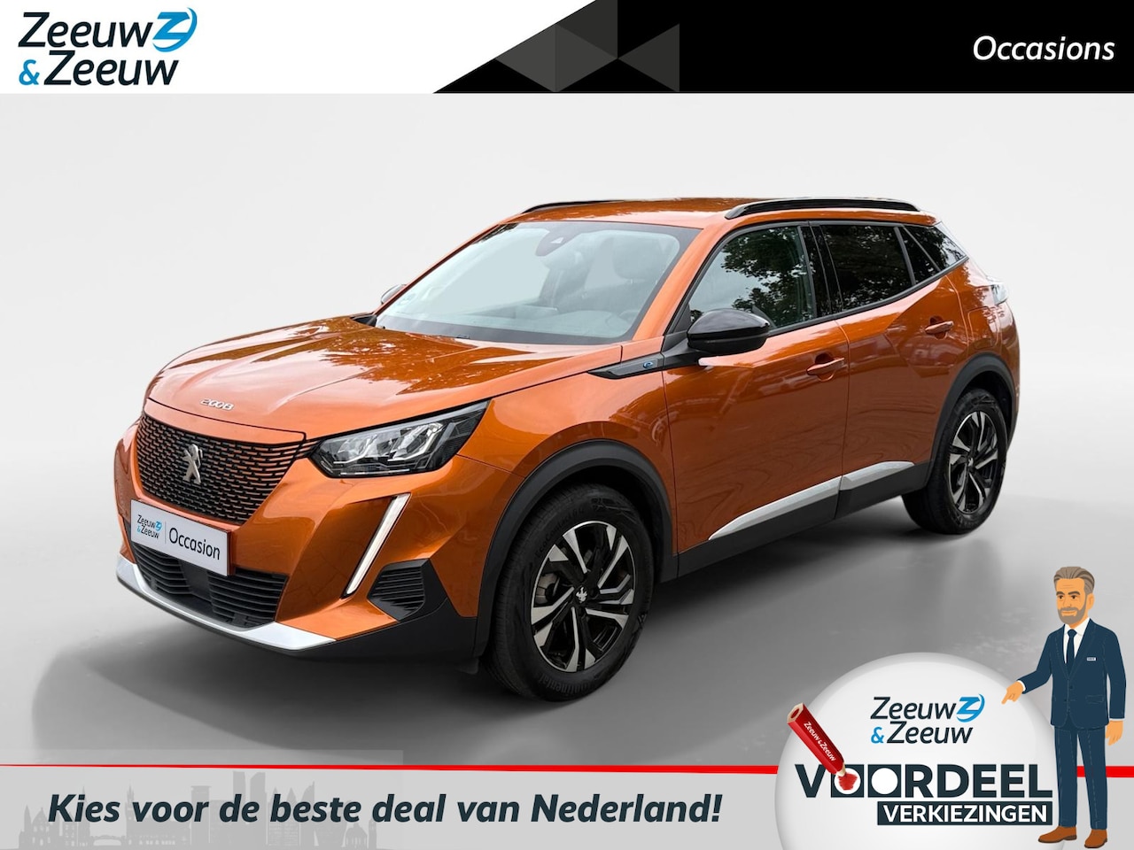 Peugeot e-2008 - EV Allure 50 kWh | NAVI | CAMERA | LMV | 1 JAAR GARANTIE - AutoWereld.nl