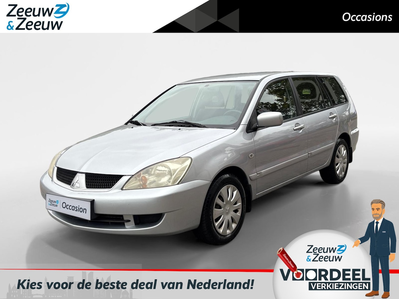 Mitsubishi Lancer Station Wagon - 1.6 Inform | DEALER ONDERHOUDEN | AIRCO | RADIO | 1 JAAR GARANTIE | - AutoWereld.nl
