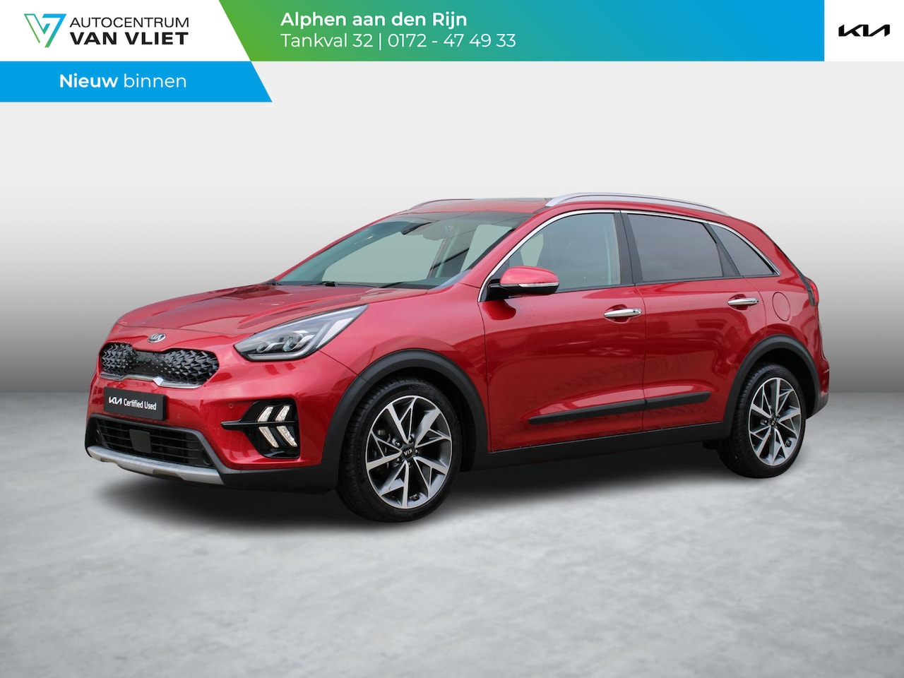 Kia Niro - 1.6 GDi Hybrid DynamicPlusLine | Stoel en stuurverwarming | Navigatie | - AutoWereld.nl