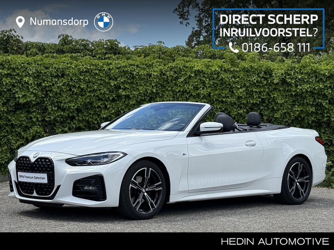 BMW 4-serie Cabrio - 420i | High Exe | M-Sport | Stuur | Stoelverw. | ACC | Head-Up | Shadow Line - AutoWereld.nl