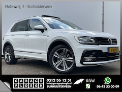 Volkswagen Tiguan - 2.0 TSI 4-Motion Highline Pano Afn.Trekhaak Dynaudio HUD Adap.Cruise Voll.Onderhouden