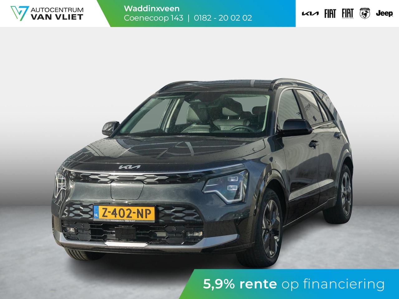 Kia Niro EV - Edition Advanced 64.8 kWh l lederen bekleding l stoel stuurwiel verwarming l 17% bijtellin - AutoWereld.nl