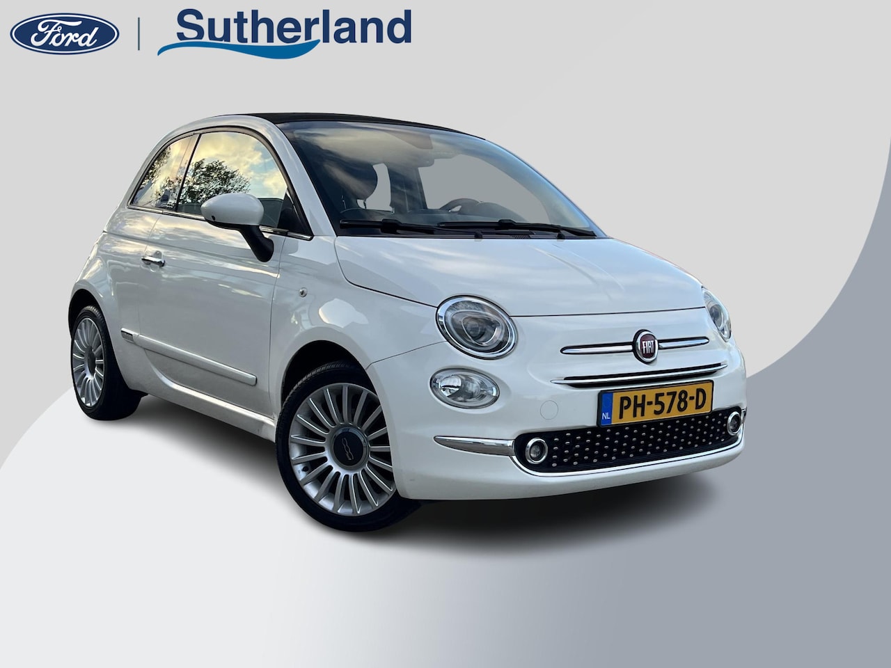 Fiat 500 C - 0.9 TwinAir Turbo Lounge | Open dak | - AutoWereld.nl